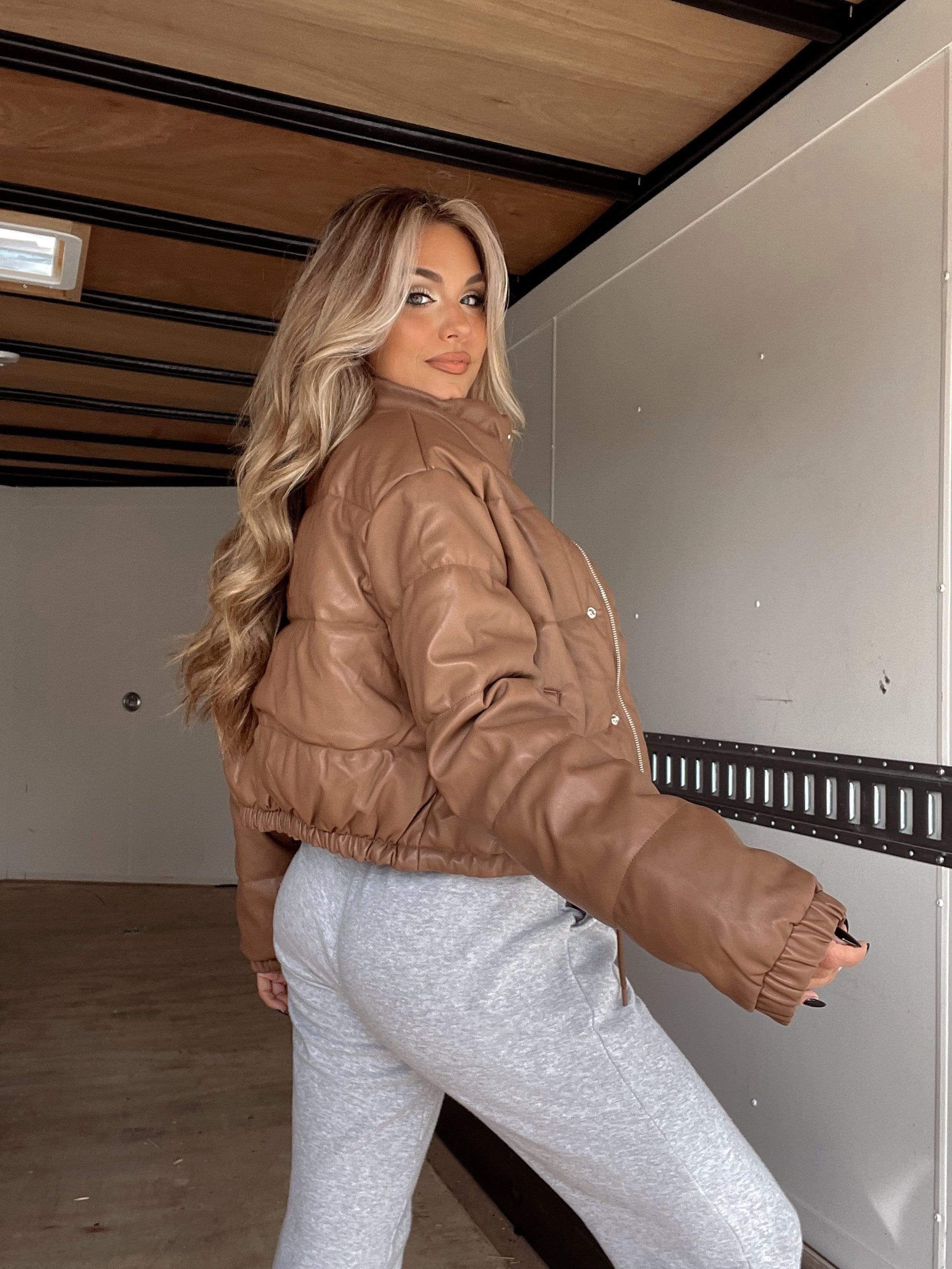 Cocoa Puffer Coat sold by LANE 201 product image thumbnail 3