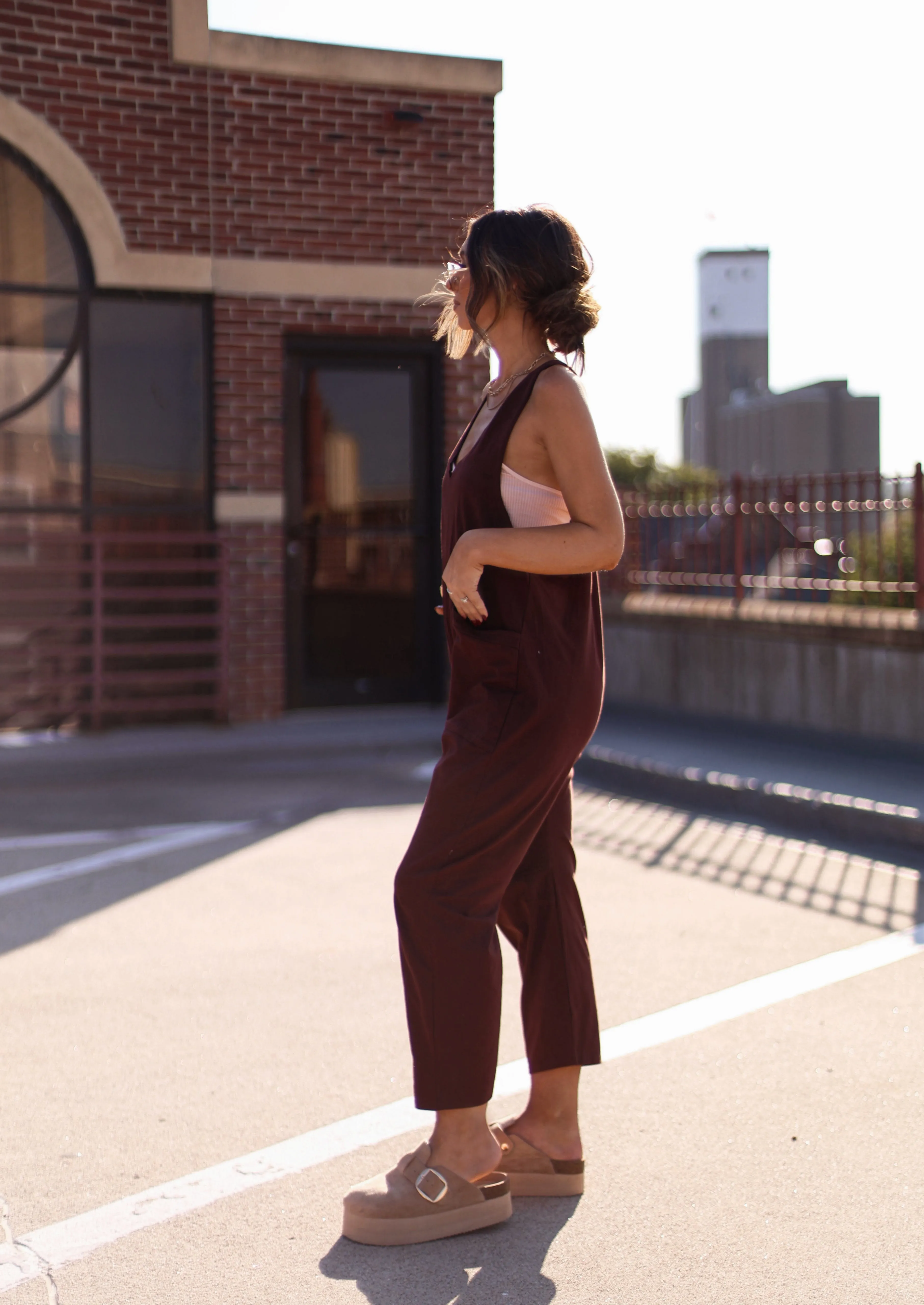 Slouchy Knit Jumpsuit sold by LANE 201 product image thumbnail 4