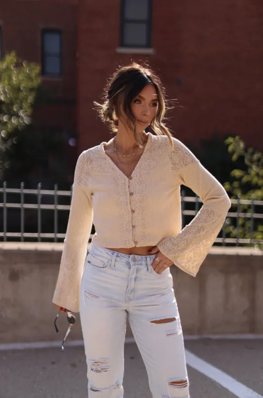 Leaves And Lace Top sold by LANE 201