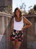 Floral Elegance Mini Skirt sold by LANE 201