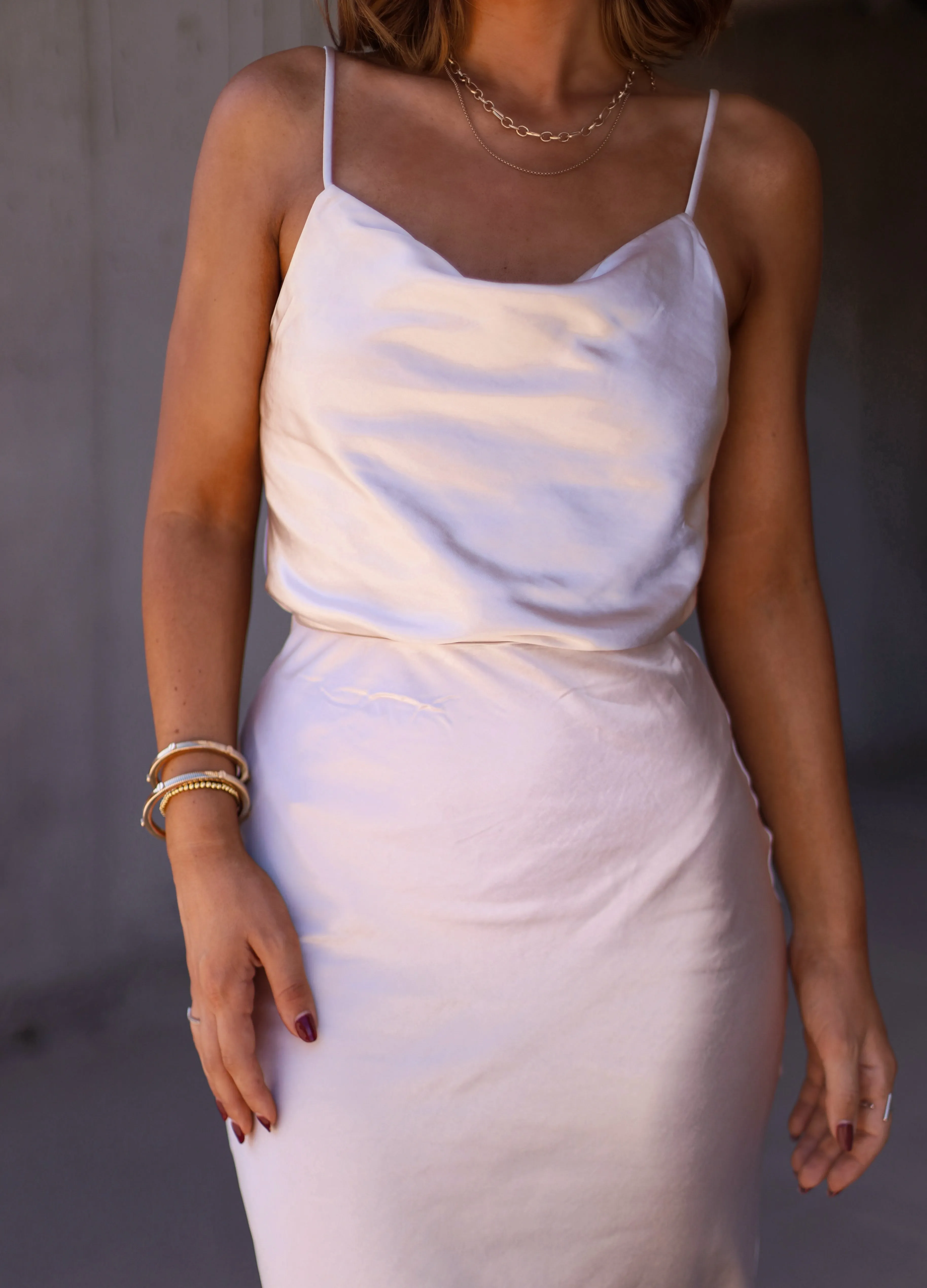 Sleek Satin Tank sold by LANE 201 product image thumbnail 2