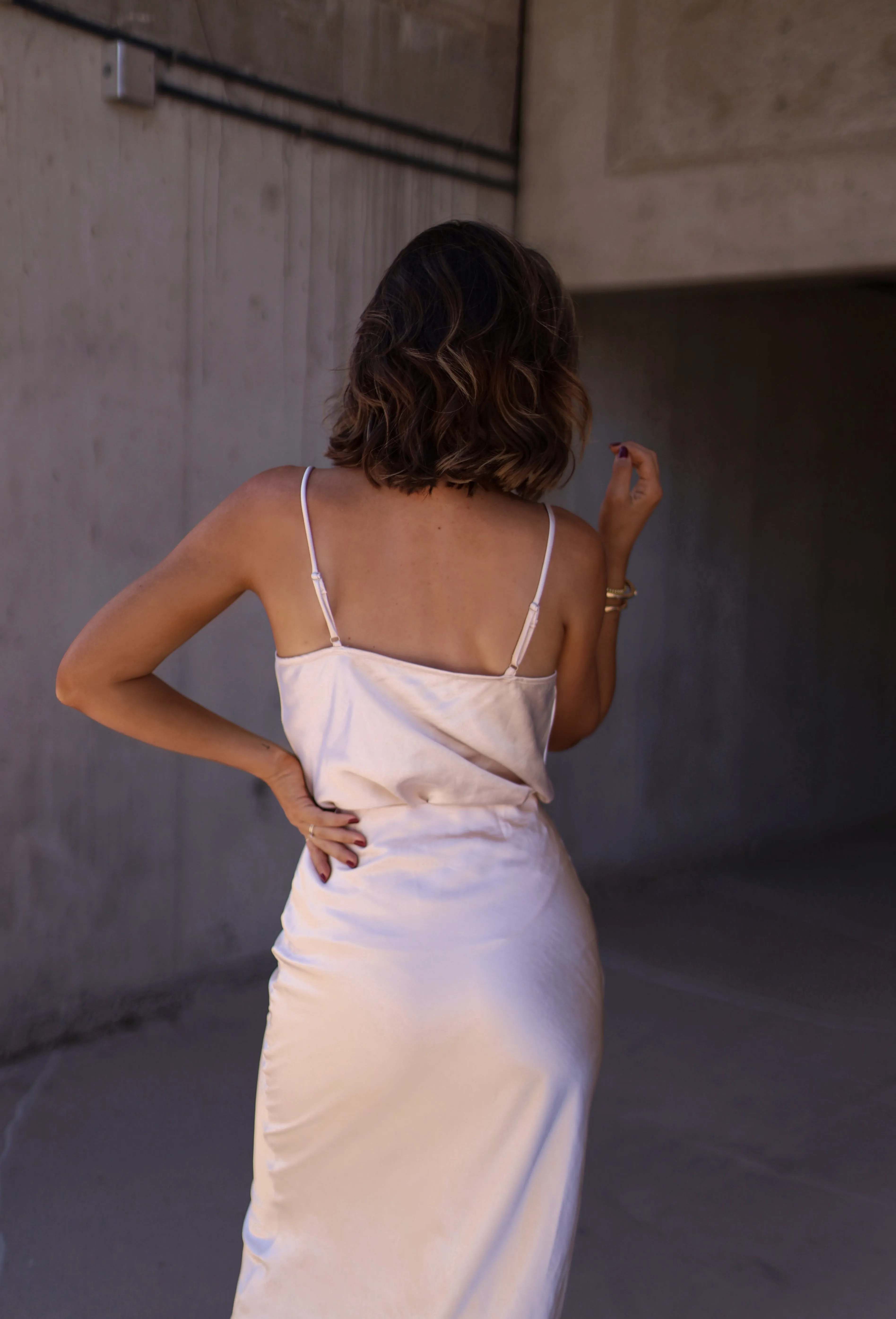 Sleek Satin Tank sold by LANE 201 product image thumbnail 3