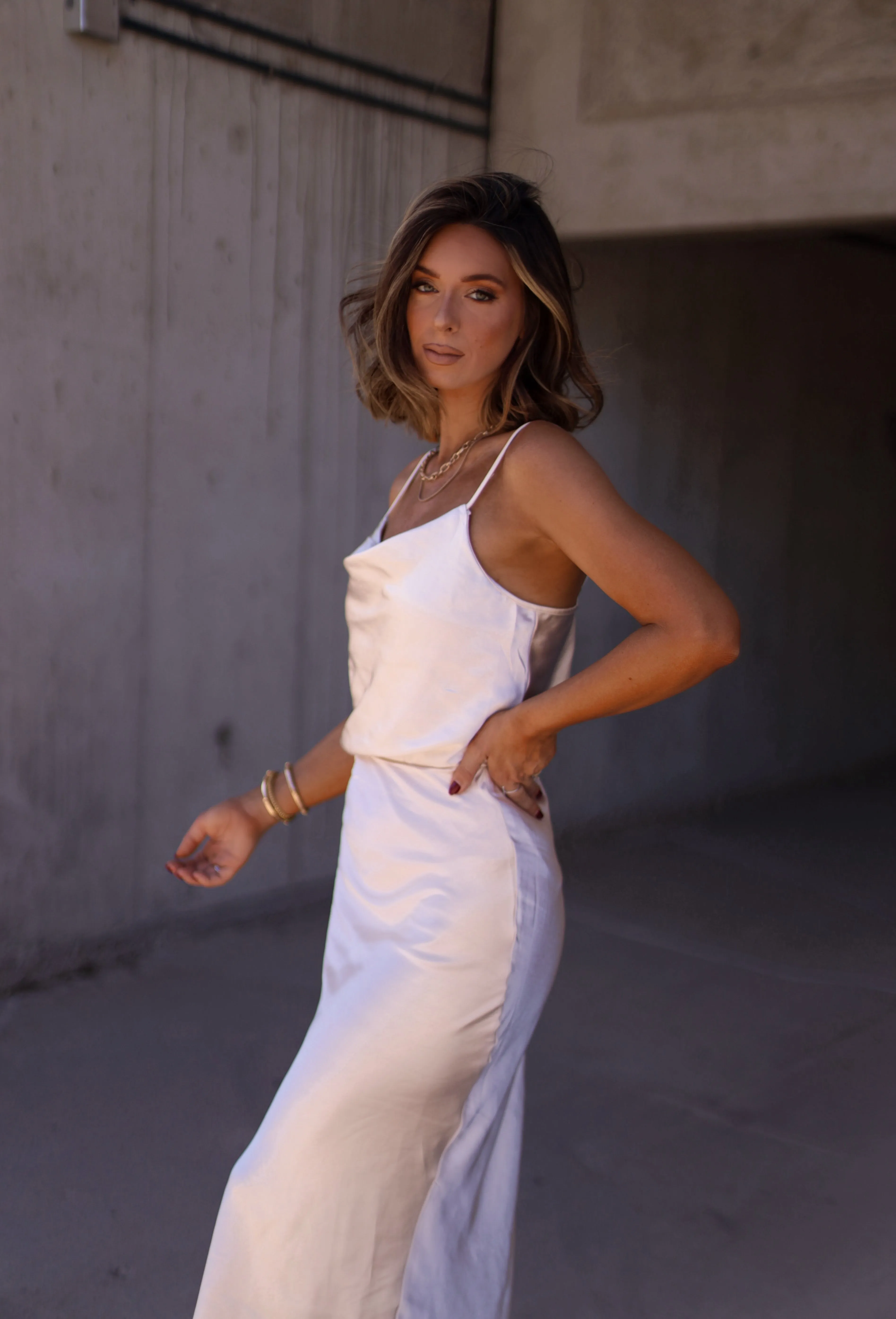 Sleek Satin Tank sold by LANE 201 product image thumbnail 4