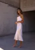 Sleek Satin Skirt sold by LANE 201