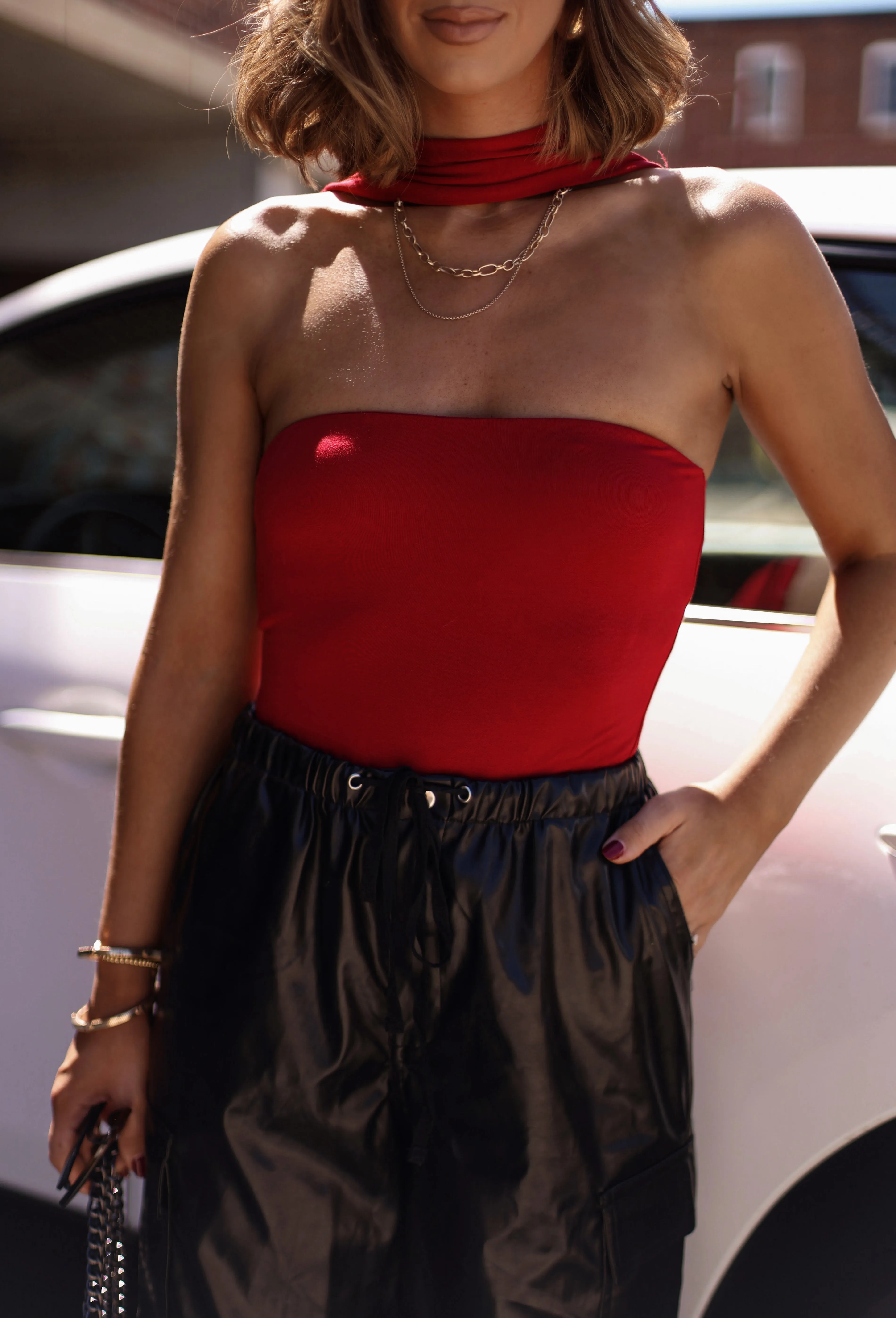Melrose Halter Top sold by LANE 201 product image thumbnail 3