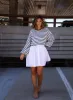 Striped Oversized Poplin Dress sold by LANE 201