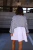 Striped Oversized Poplin Dress sold by LANE 201