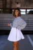 Striped Oversized Poplin Dress sold by LANE 201