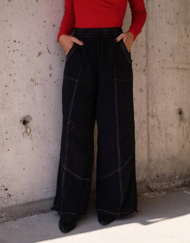 Mineral Wash Parachute Pants sold by LANE 201
