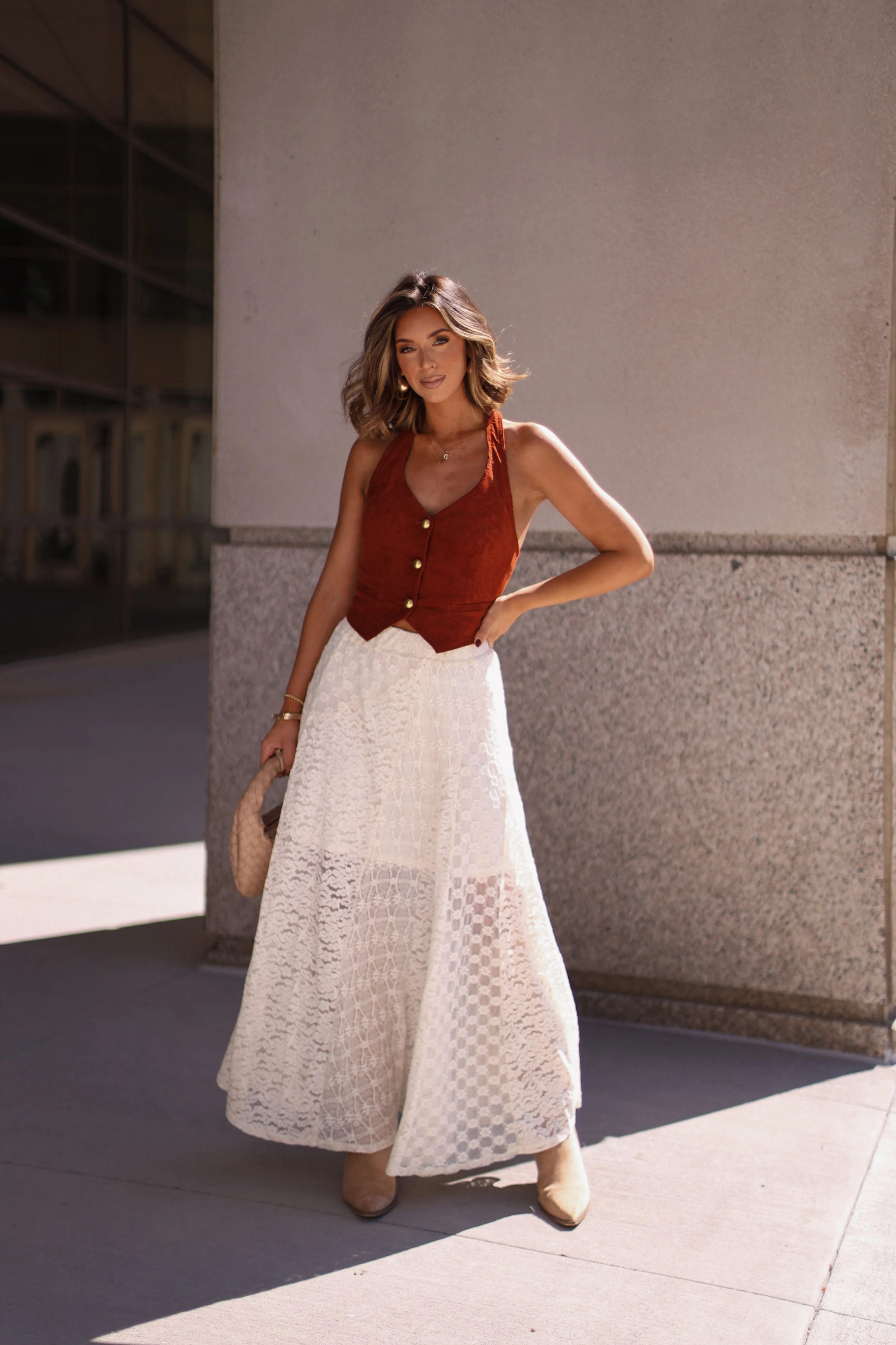 Lovely Lace Maxi Skirt sold by LANE 201 product image thumbnail 4