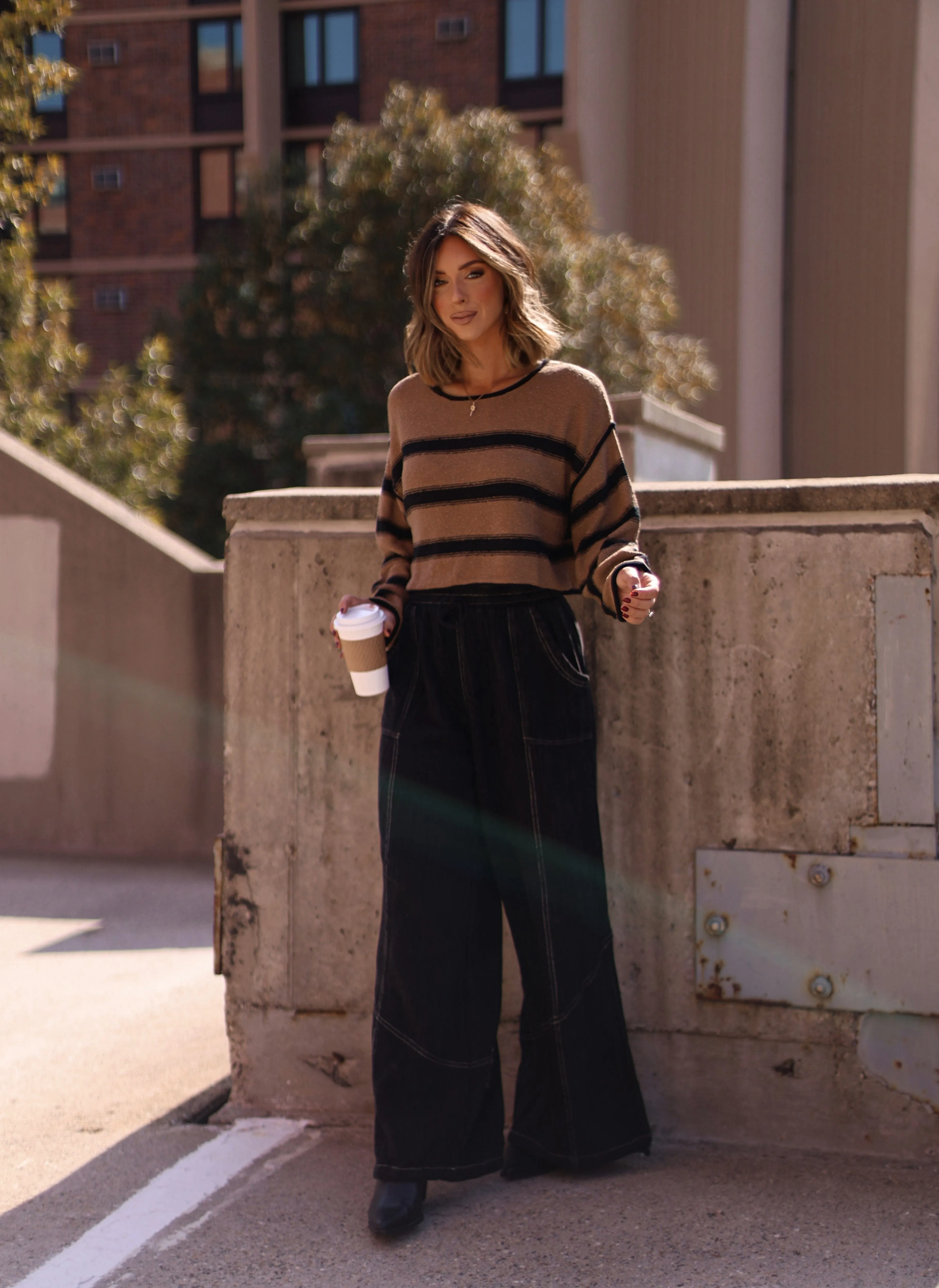 Spill It Striped Sweater sold by LANE 201 product image thumbnail 4