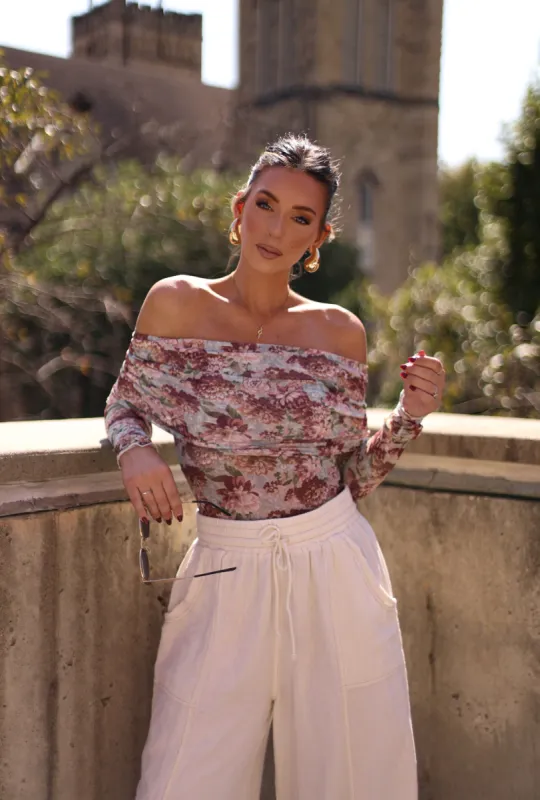 Standout Floral Bodysuit sold by LANE 201