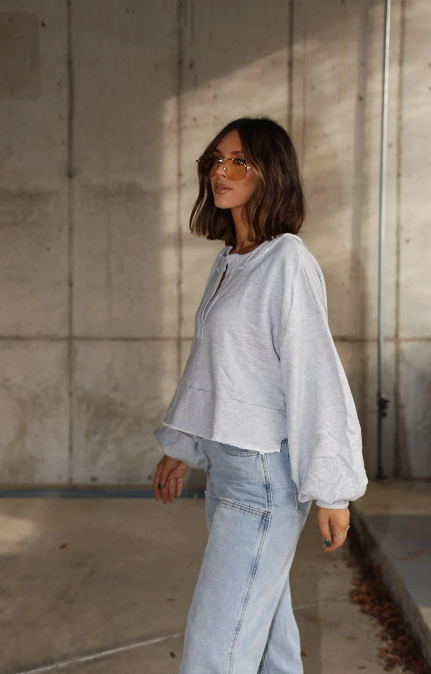 Grey Chill Time Top sold by LANE 201 product image thumbnail 5