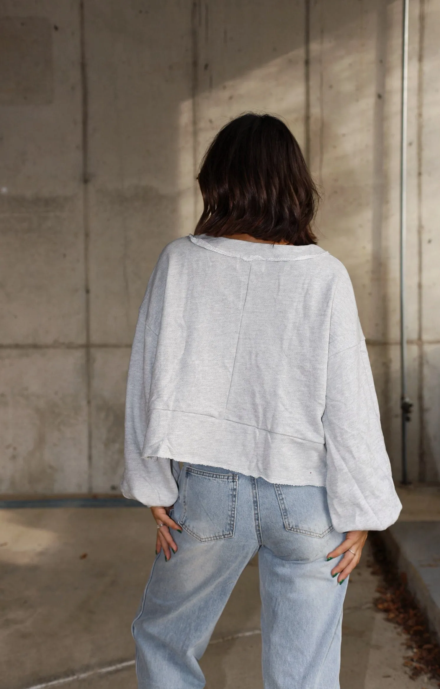 Grey Chill Time Top sold by LANE 201 product image thumbnail 2