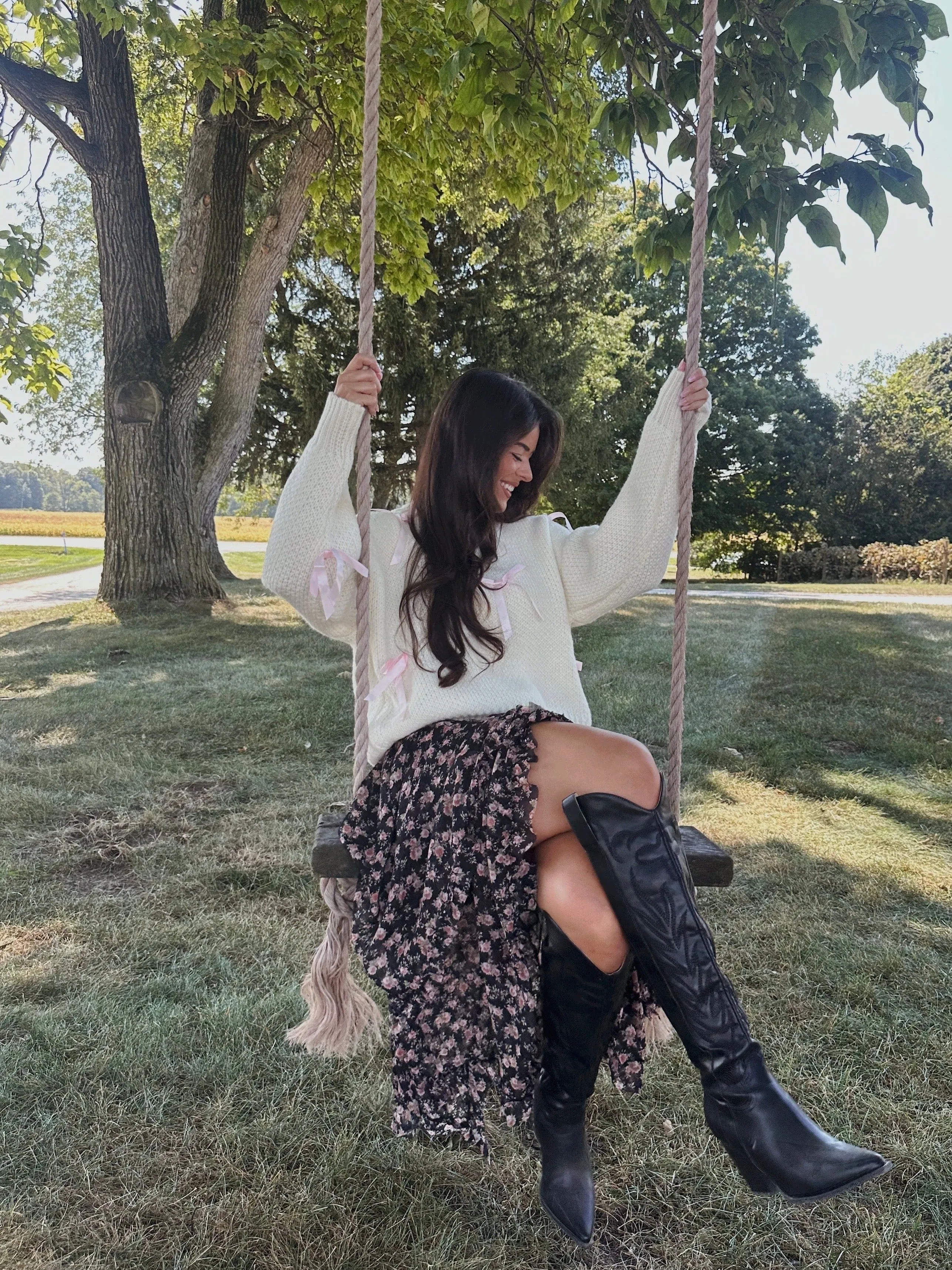 Floral Fables Midi Skirt sold by LANE 201 product image thumbnail 4