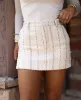 Tweeded Elegance Mini Skort sold by LANE 201