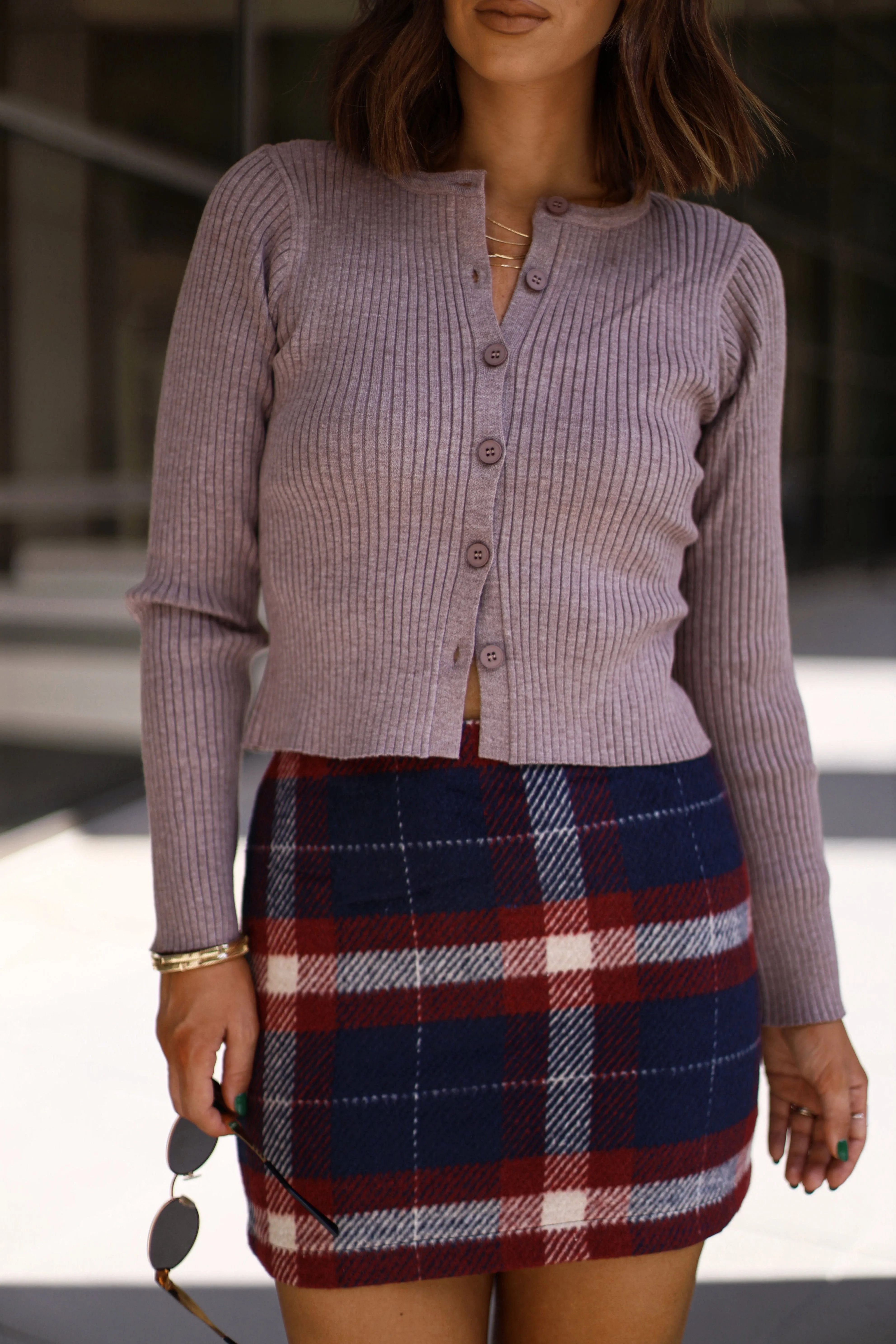 Round Neck Sweater Cardigan sold by LANE 201 product image thumbnail 5