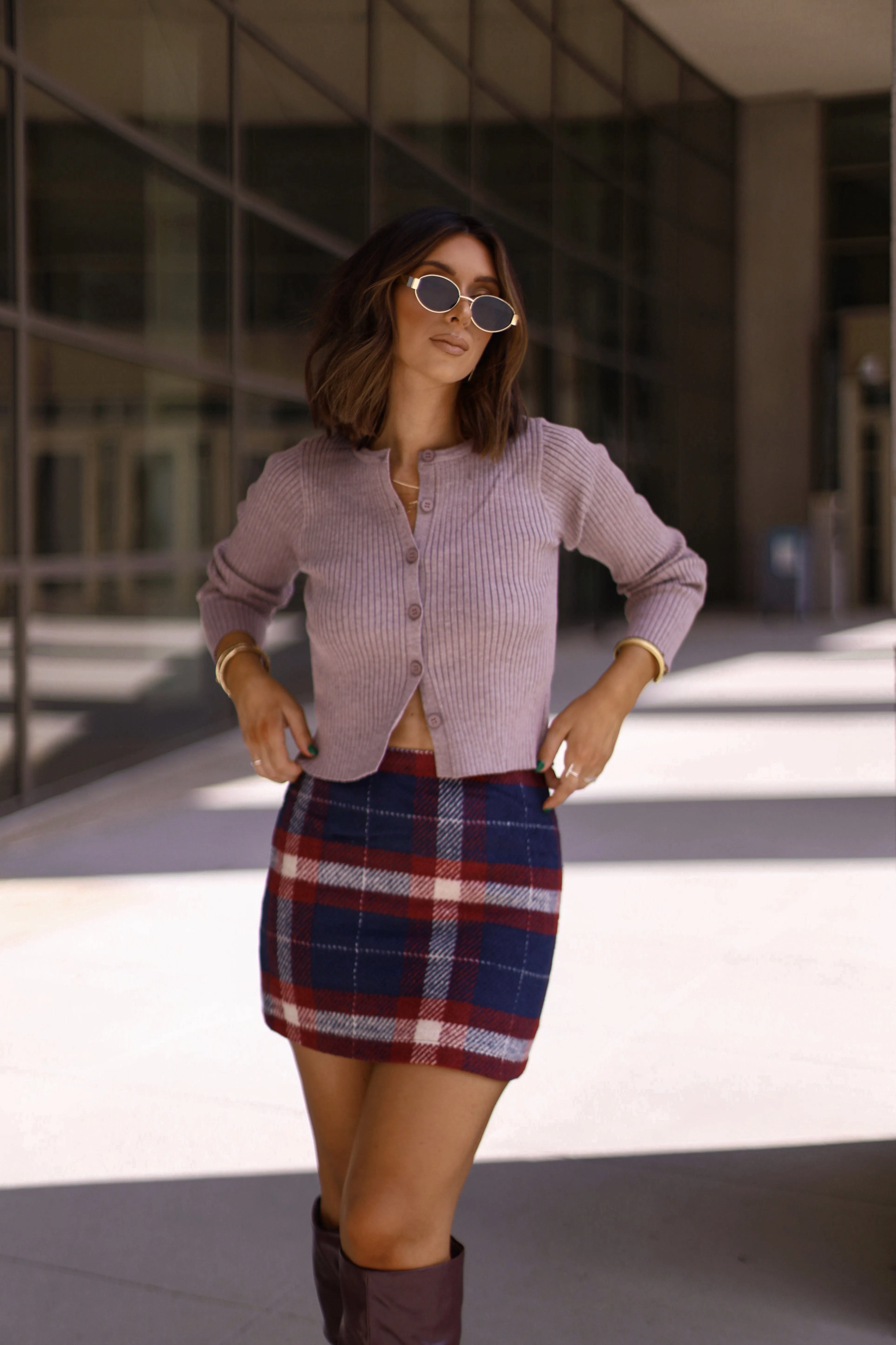 Round Neck Sweater Cardigan sold by LANE 201 product image thumbnail 4