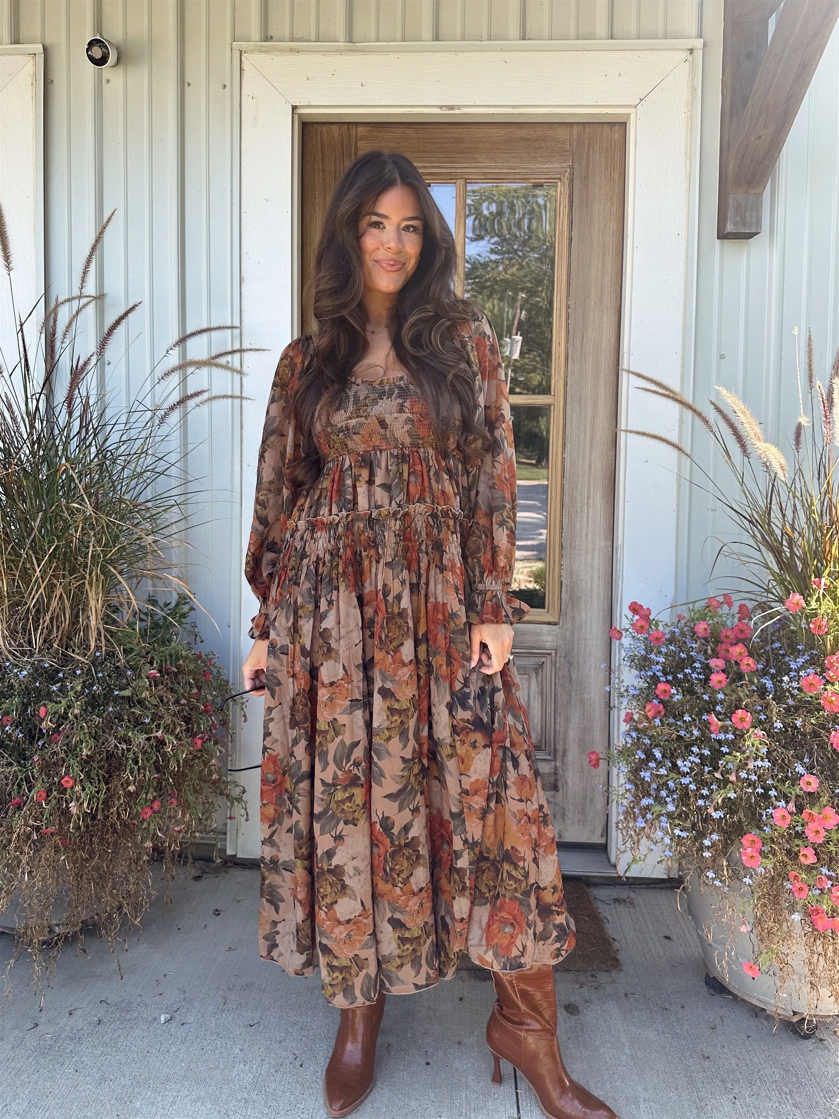 Golden Harvest Maxi Dress sold by LANE 201