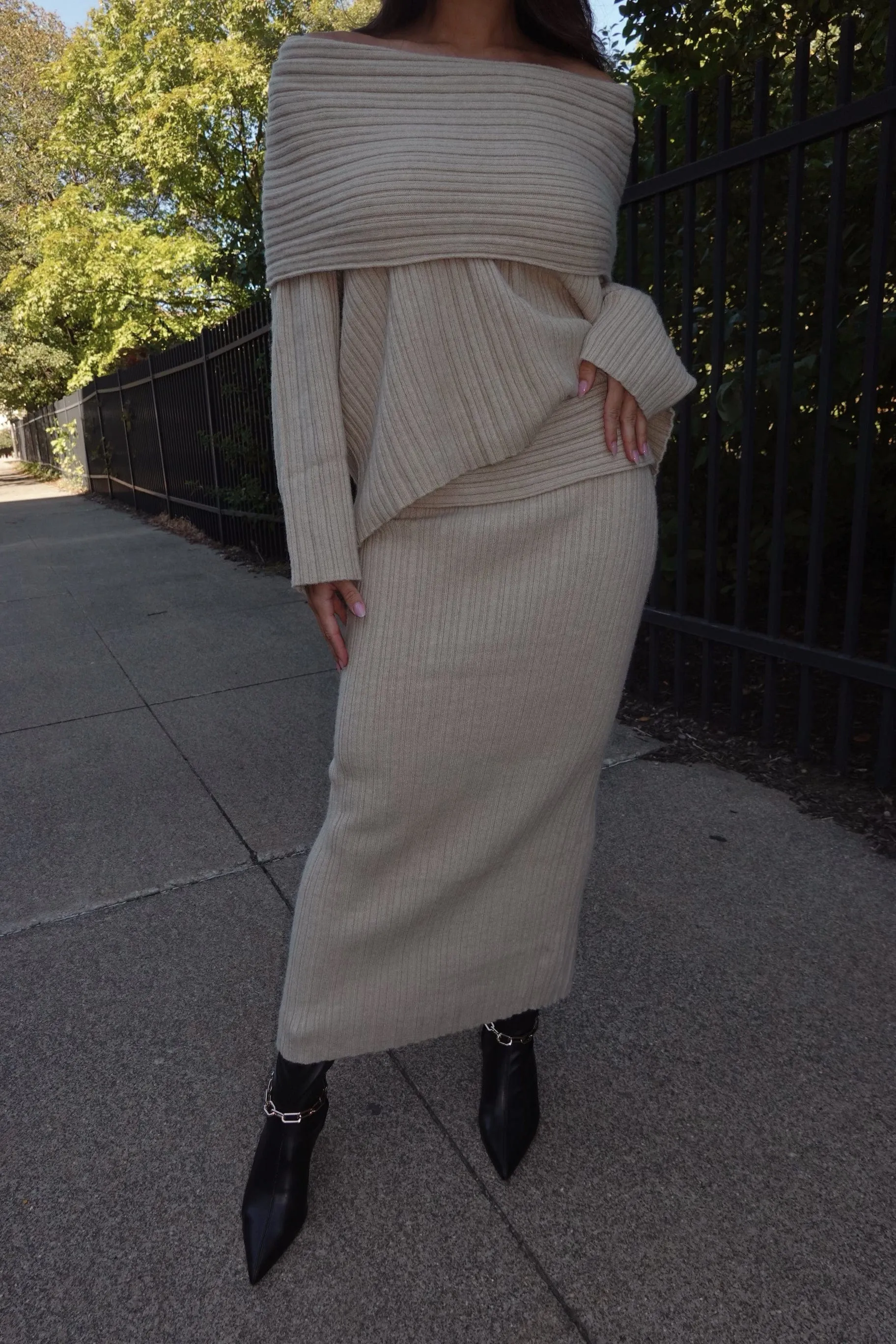 Perri Sweater Skirt sold by LANE 201 product image thumbnail 4