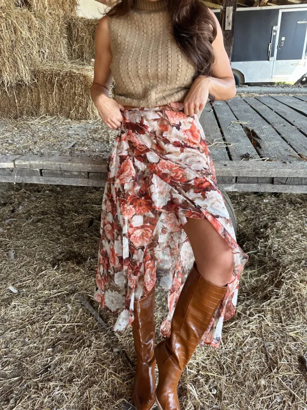 Rustic Romance Skirt sold by LANE 201