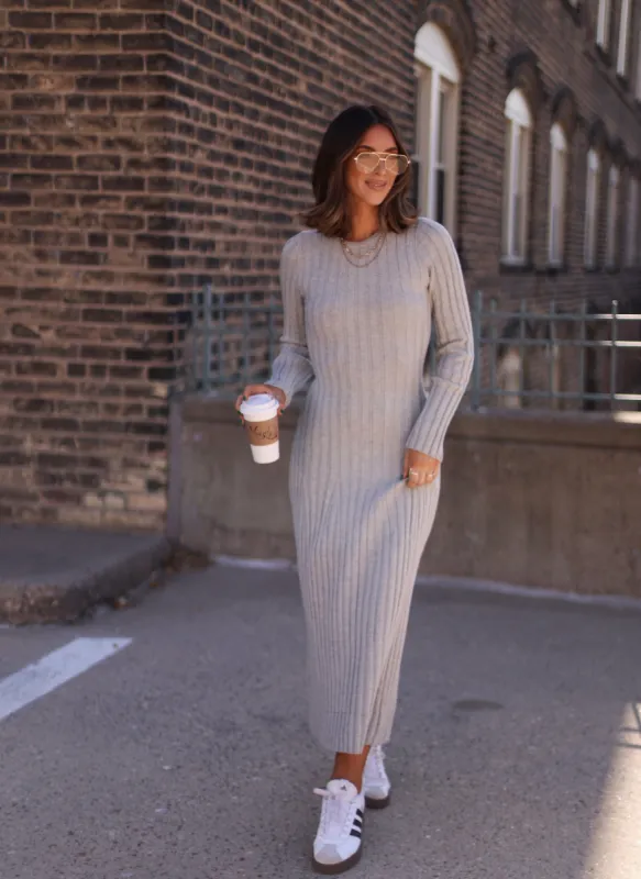 Chelsea Ribbed Sweater Dress sold by LANE 201