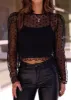 Mesh Flower Top sold by LANE 201