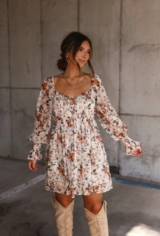 Fall Fate Floral Dress sold by LANE 201