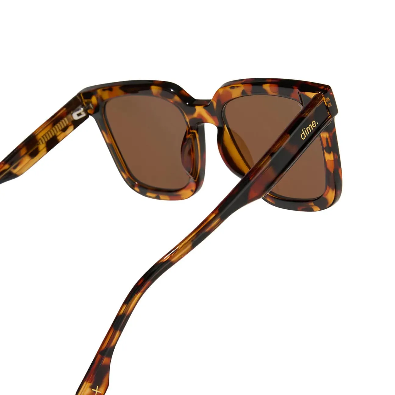 Brown Tortoise Square Sunglasses sold by LANE 201 product image thumbnail 4