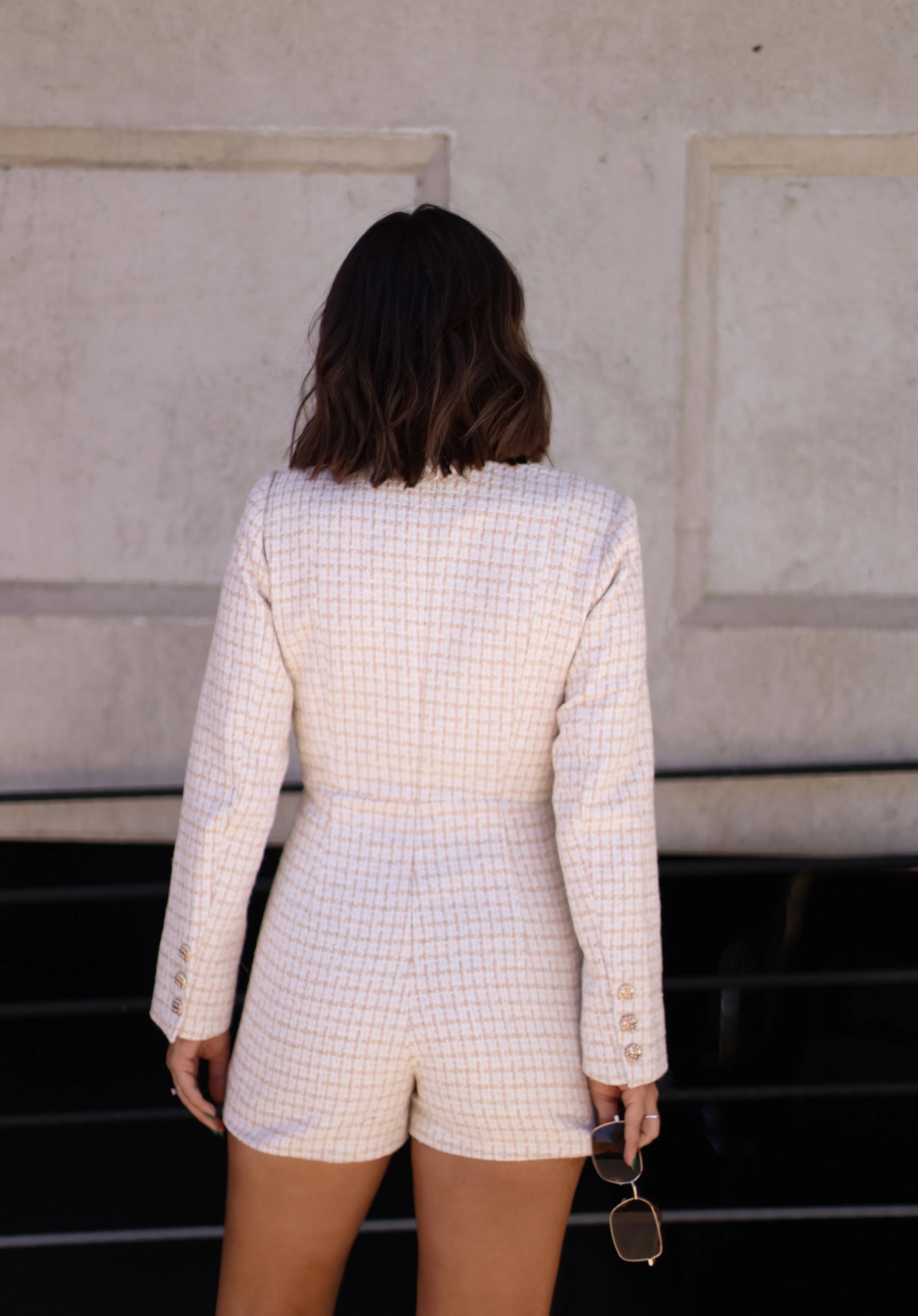 Uptown Charm Romper sold by LANE 201 product image thumbnail 2