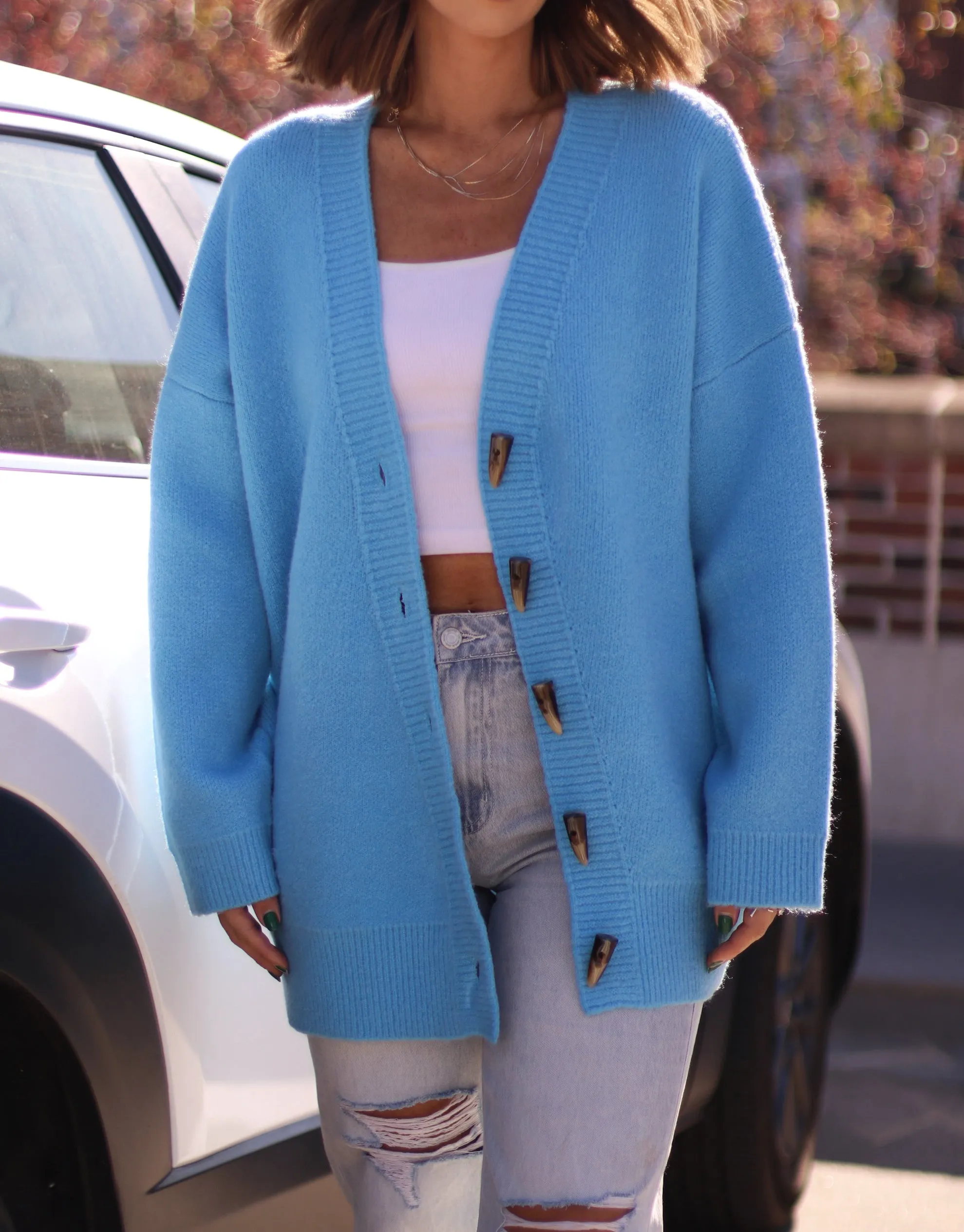 Weather The Day Cardigan sold by LANE 201 product image thumbnail 5