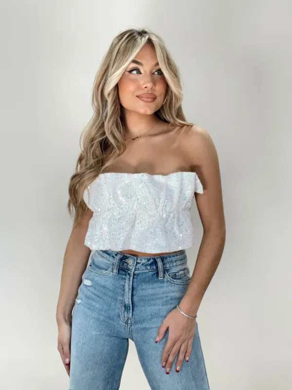 Pop The Confetti Top sold by LANE 201