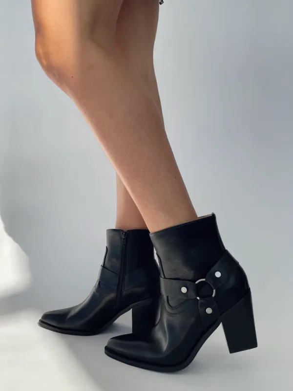 Buckle Ankle Boot sold by LANE 201