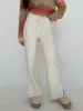 Cream Brushed Sweater Pants sold by LANE 201