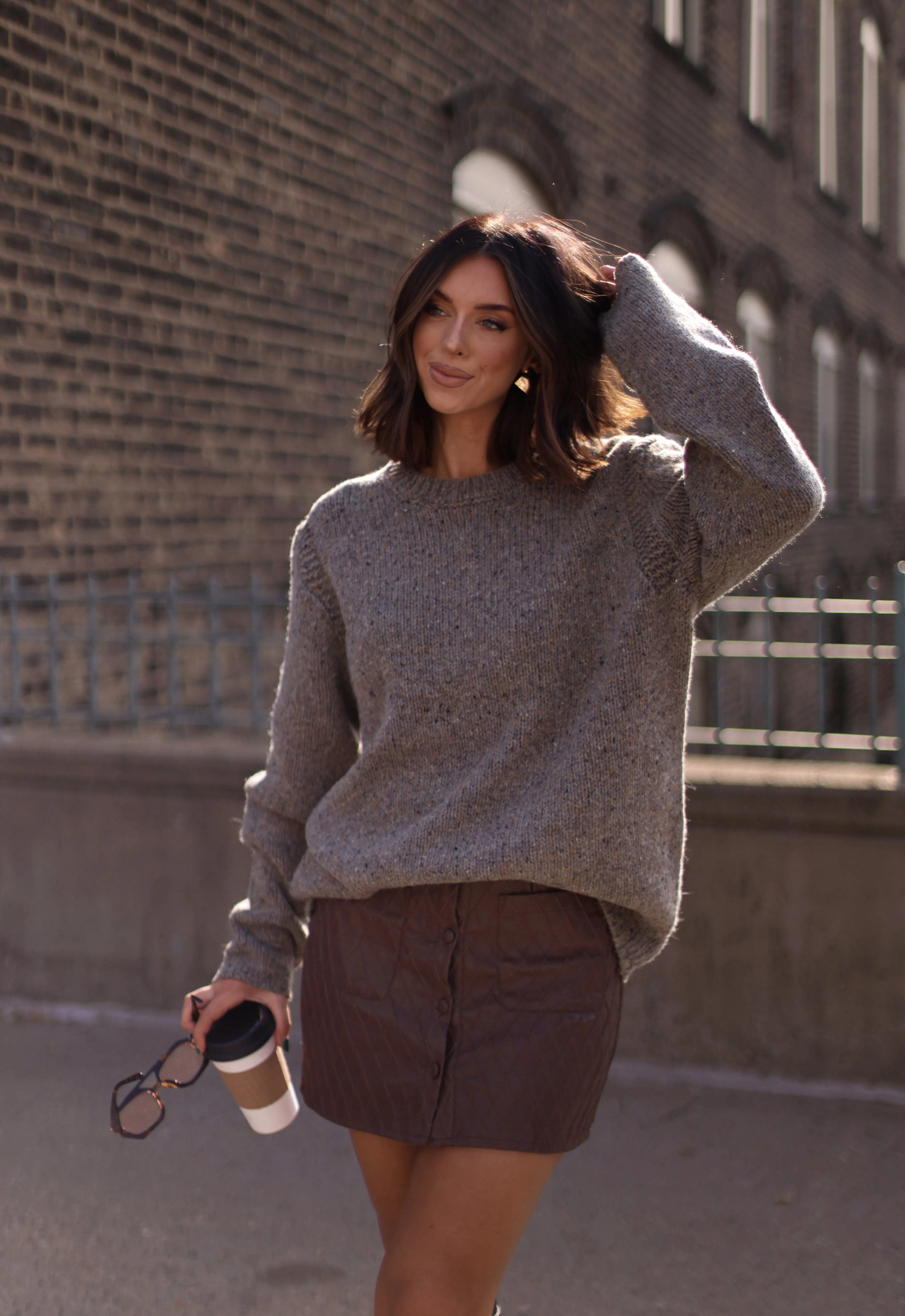 Round Neck Sweater sold by LANE 201