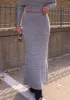 Brushed Maxi Skirt sold by LANE 201