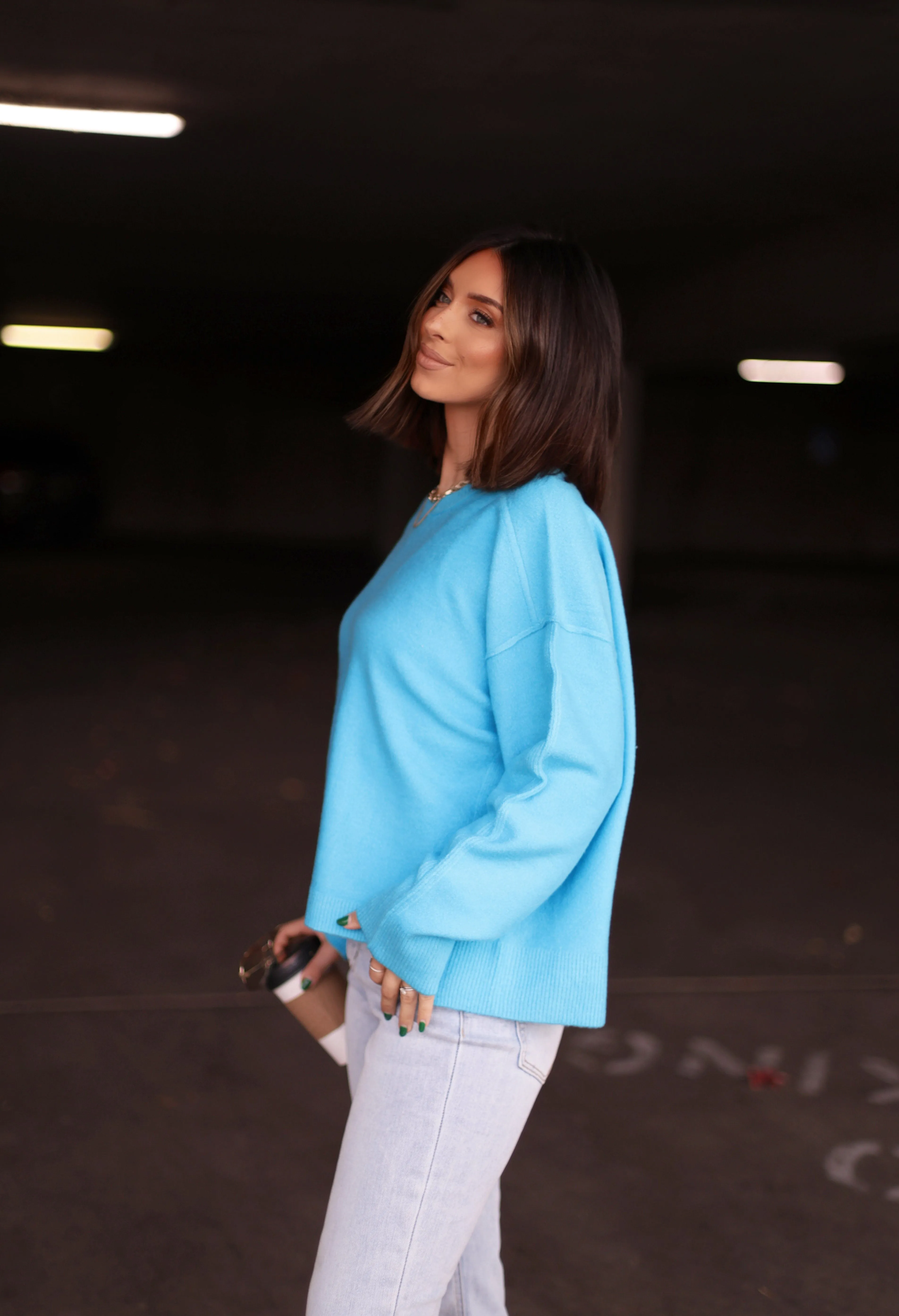 Blue Pullover Sweater sold by LANE 201 product image thumbnail 4