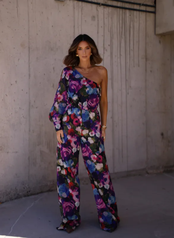 Moonlit Meadow Jumpsuit sold by LANE 201