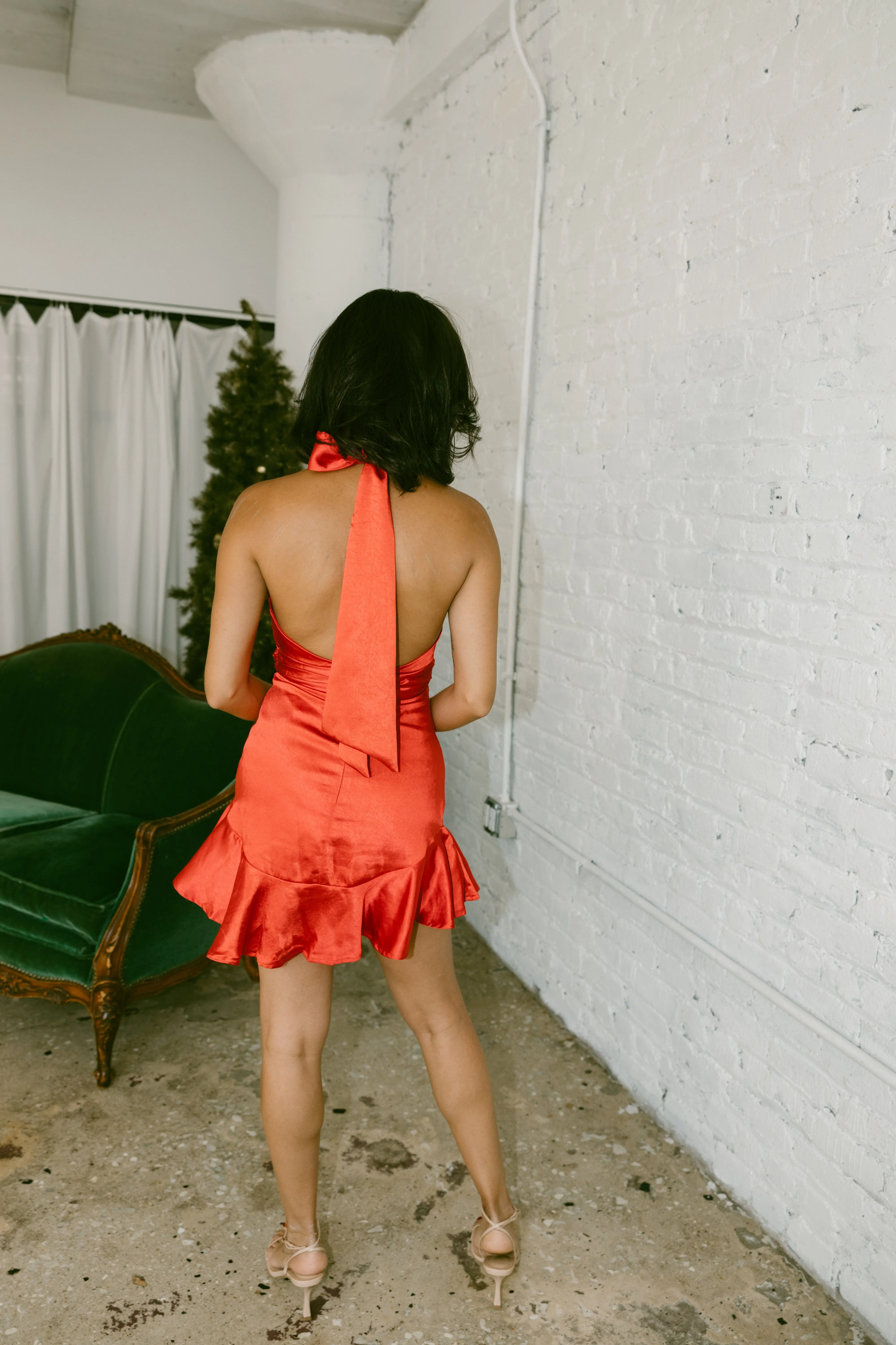 Red Hot Holiday Dress sold by LANE 201 product image thumbnail 4