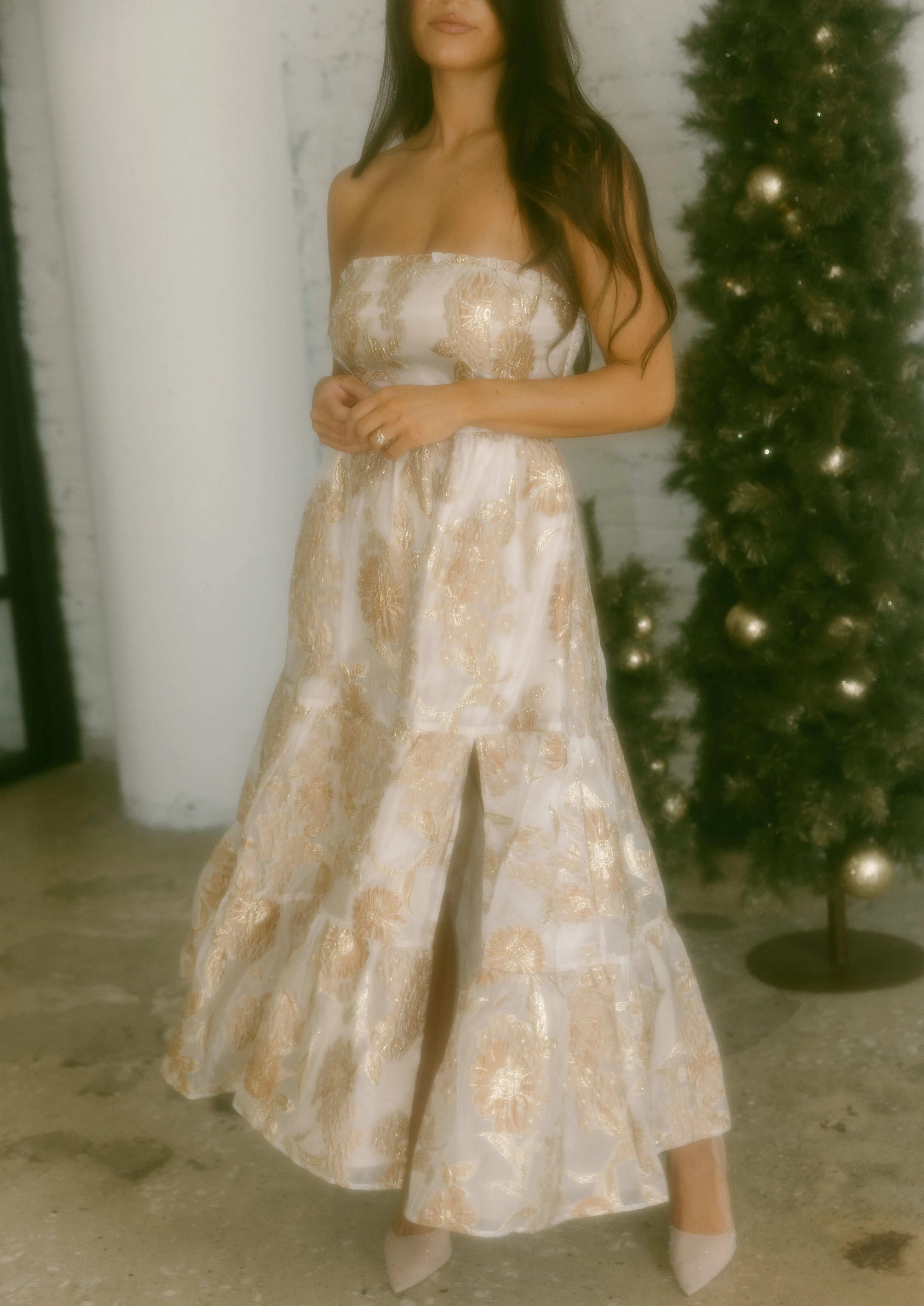 Luxe And Lavish Maxi Dress sold by LANE 201 product image thumbnail 3