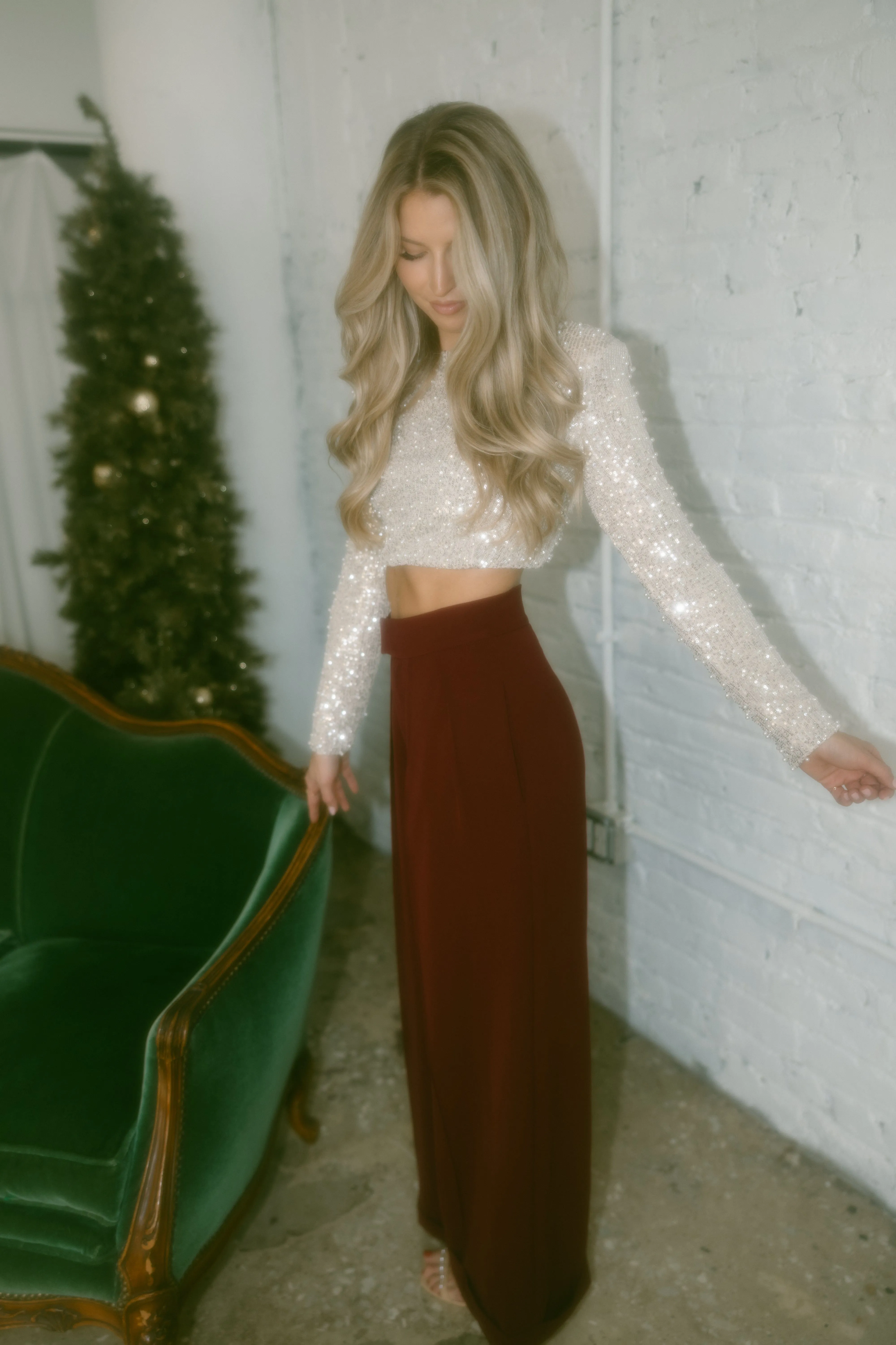 Sequin And Pearl Top sold by LANE 201 product image thumbnail 3