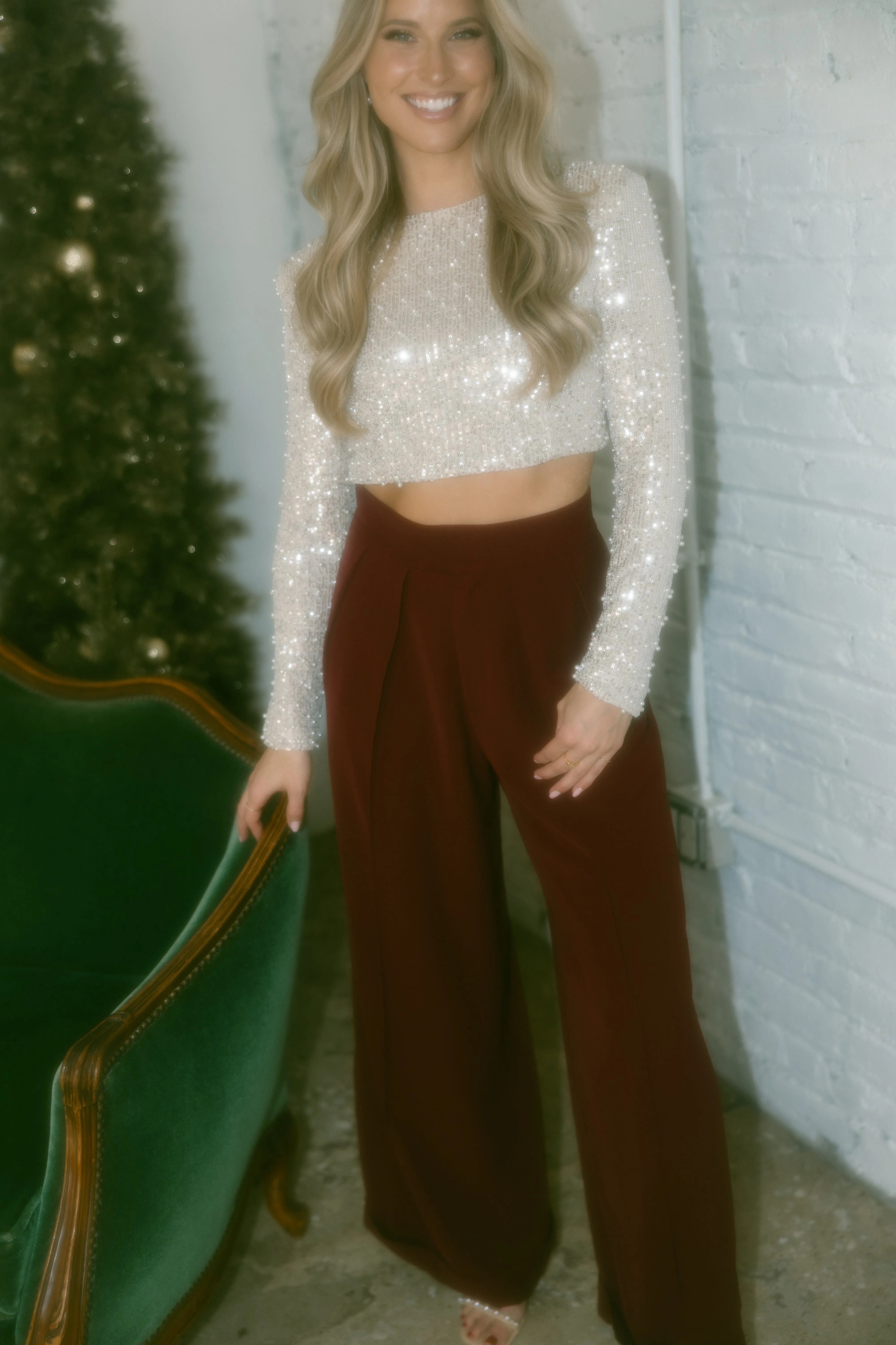 Sequin And Pearl Top sold by LANE 201 product image thumbnail 2