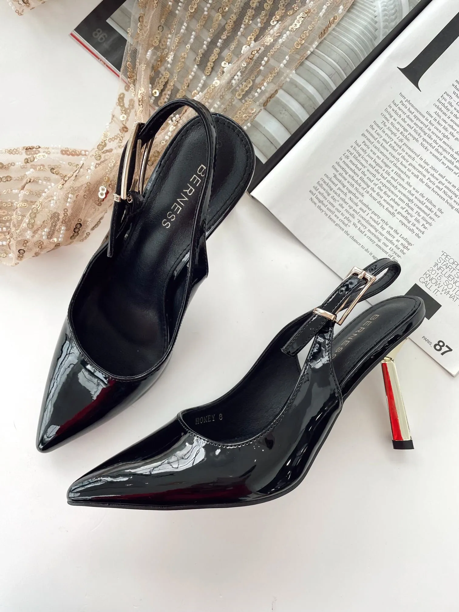 Black Eve Heel sold by LANE 201