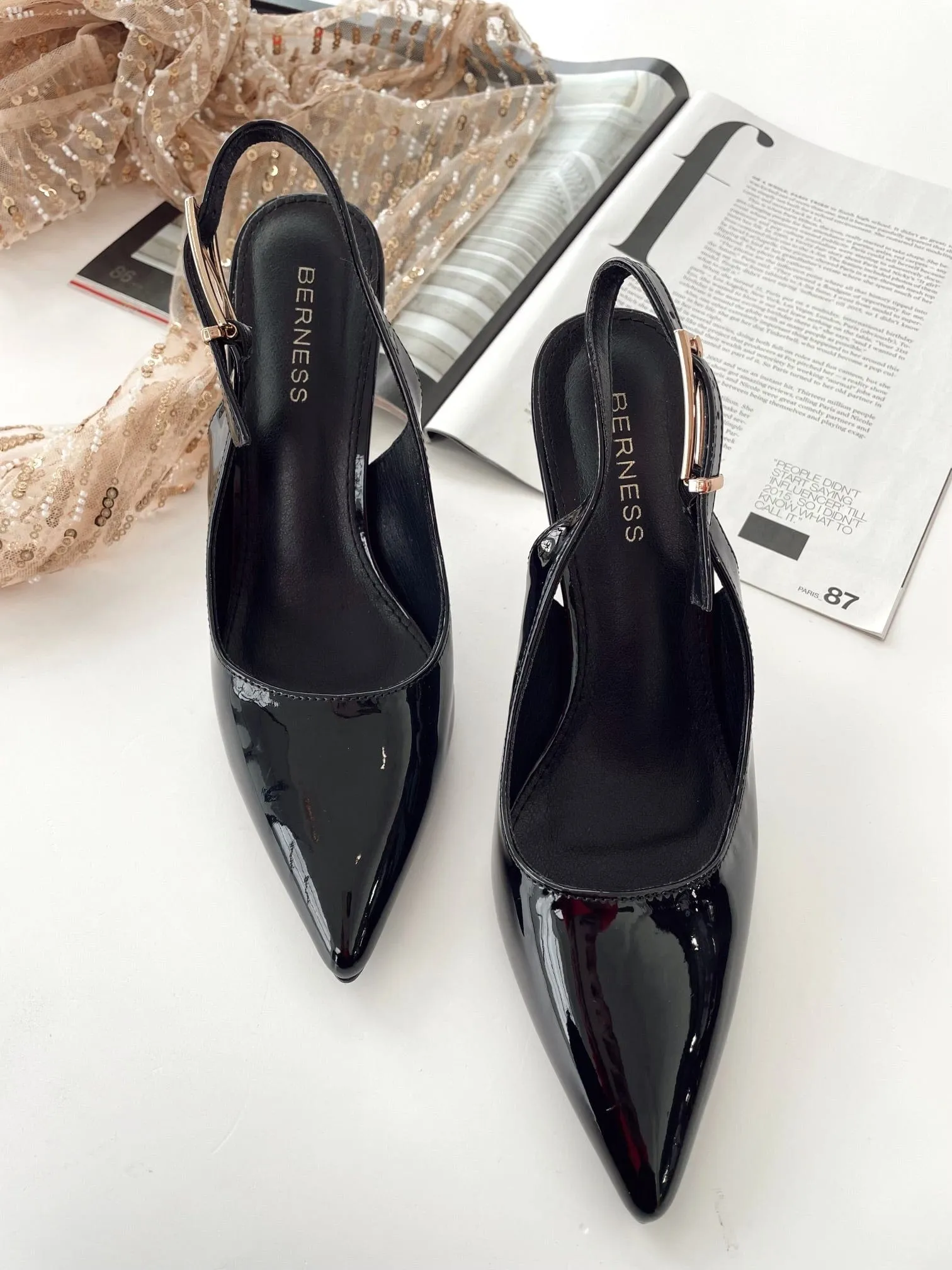 Black Eve Heel sold by LANE 201 product image thumbnail 2