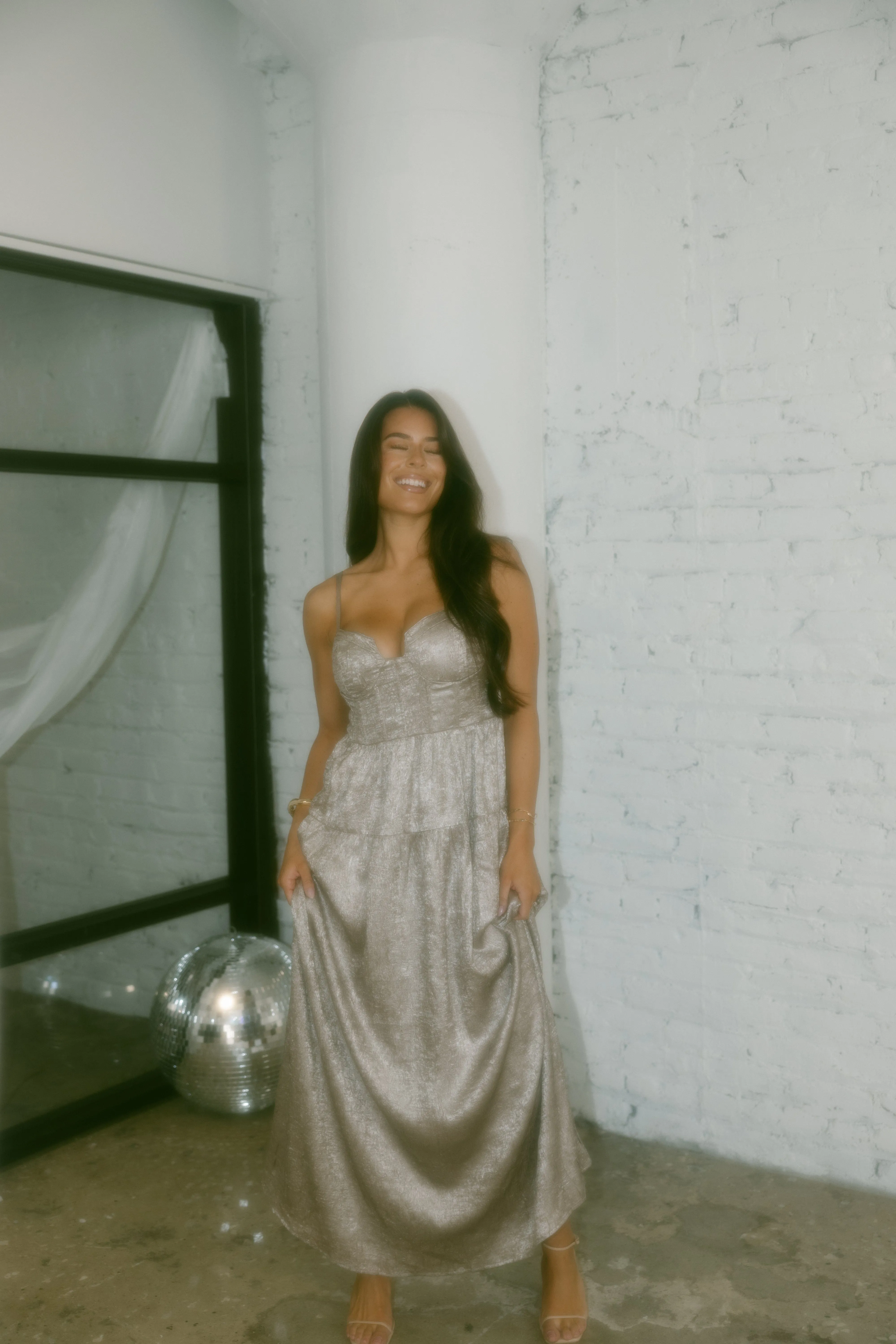 Holiday Enchantment Maxi Dress sold by LANE 201 product image thumbnail 5