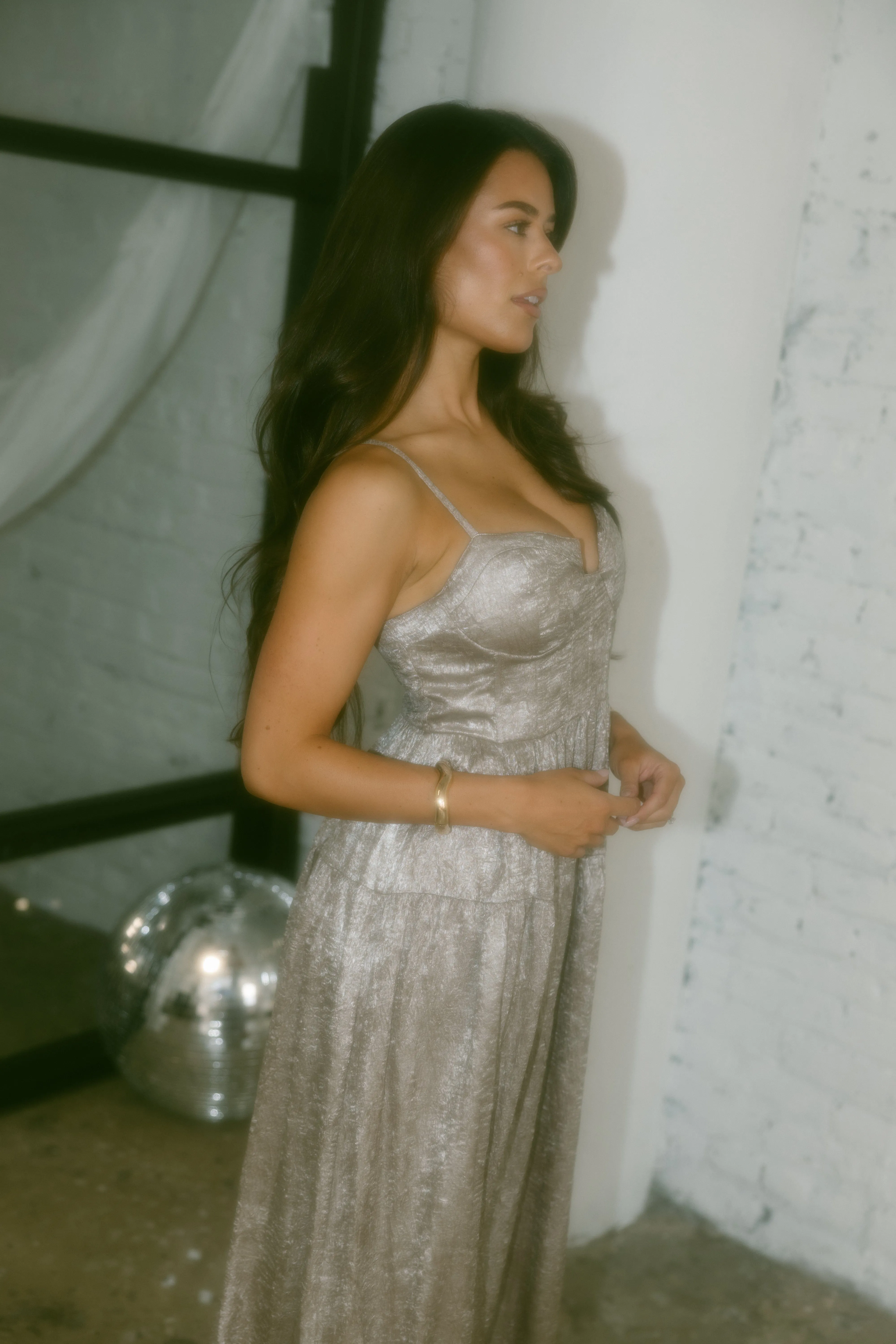 Holiday Enchantment Maxi Dress sold by LANE 201 product image thumbnail 3