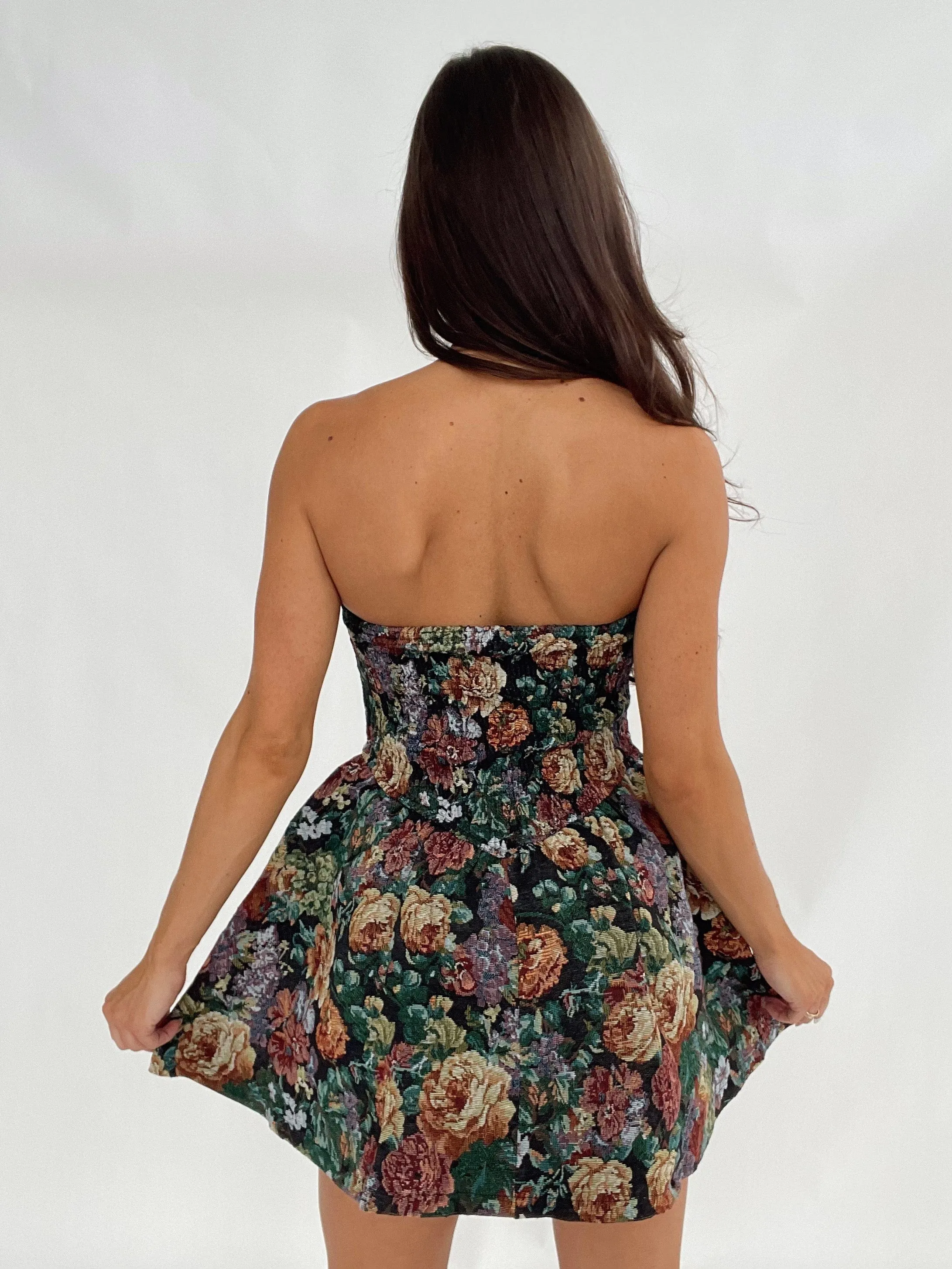 Floral Tapestry Dress sold by LANE 201 product image thumbnail 2
