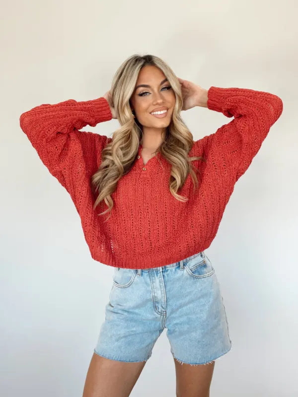 Sunset Knit Sweater made by LANE 201