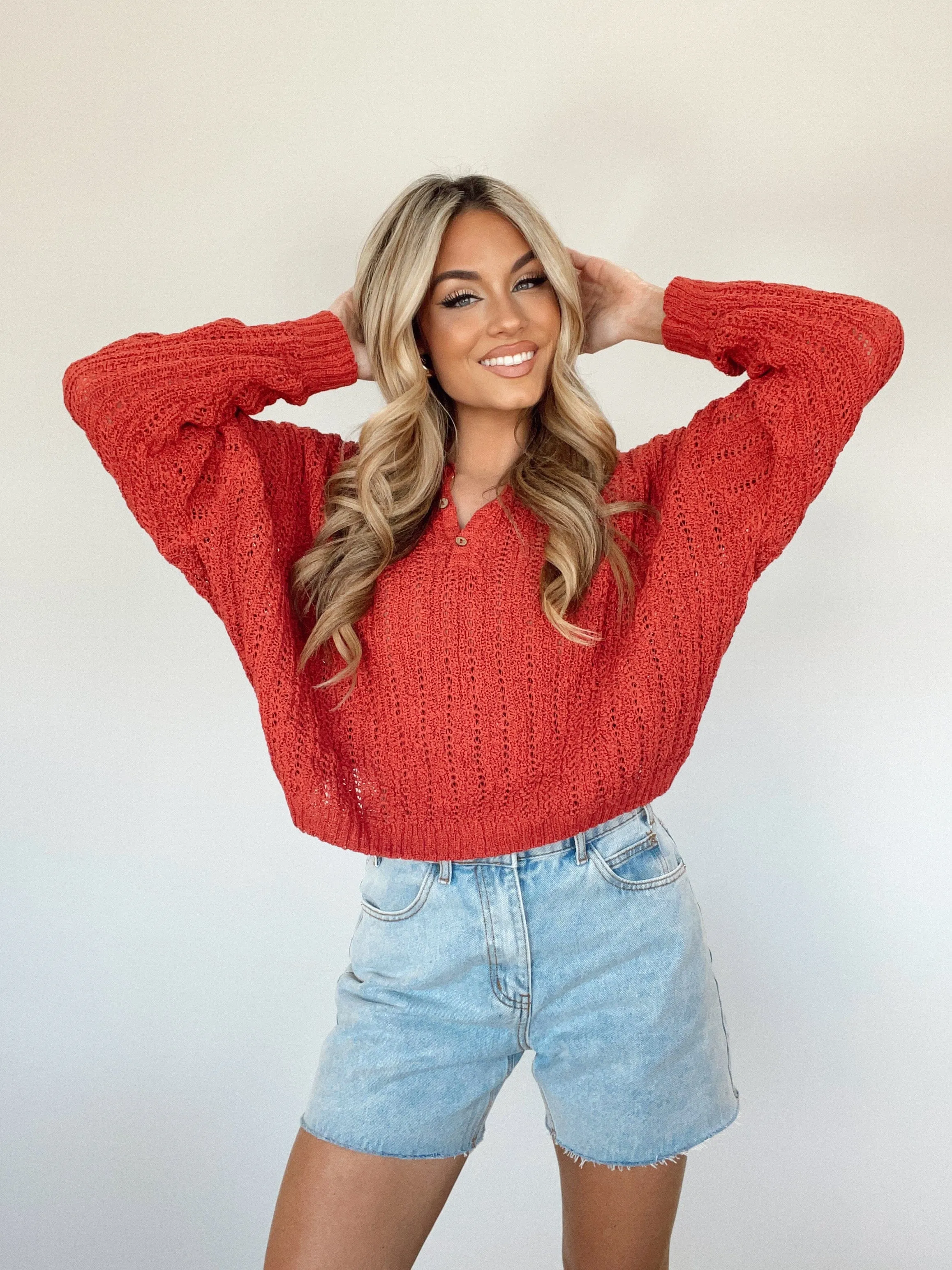 Sunset Knit Sweater sold by LANE 201