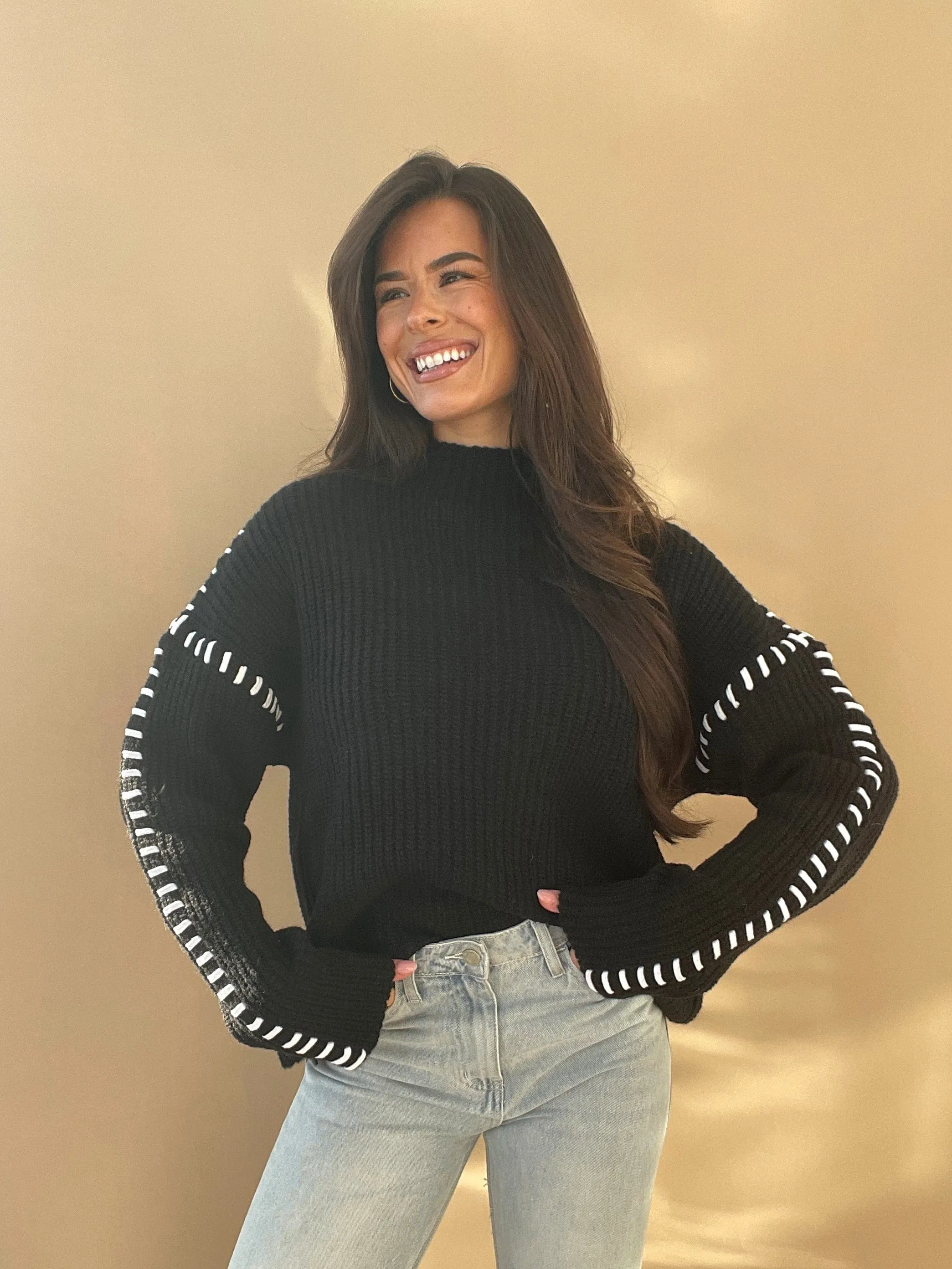 Stitched In Style Sweater sold by LANE 201 product image thumbnail 3